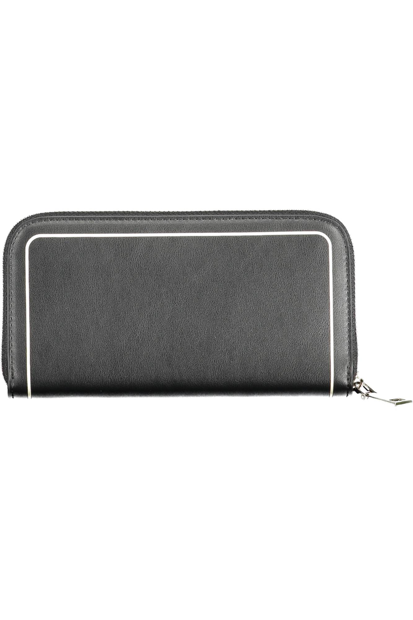 Women's black wallet