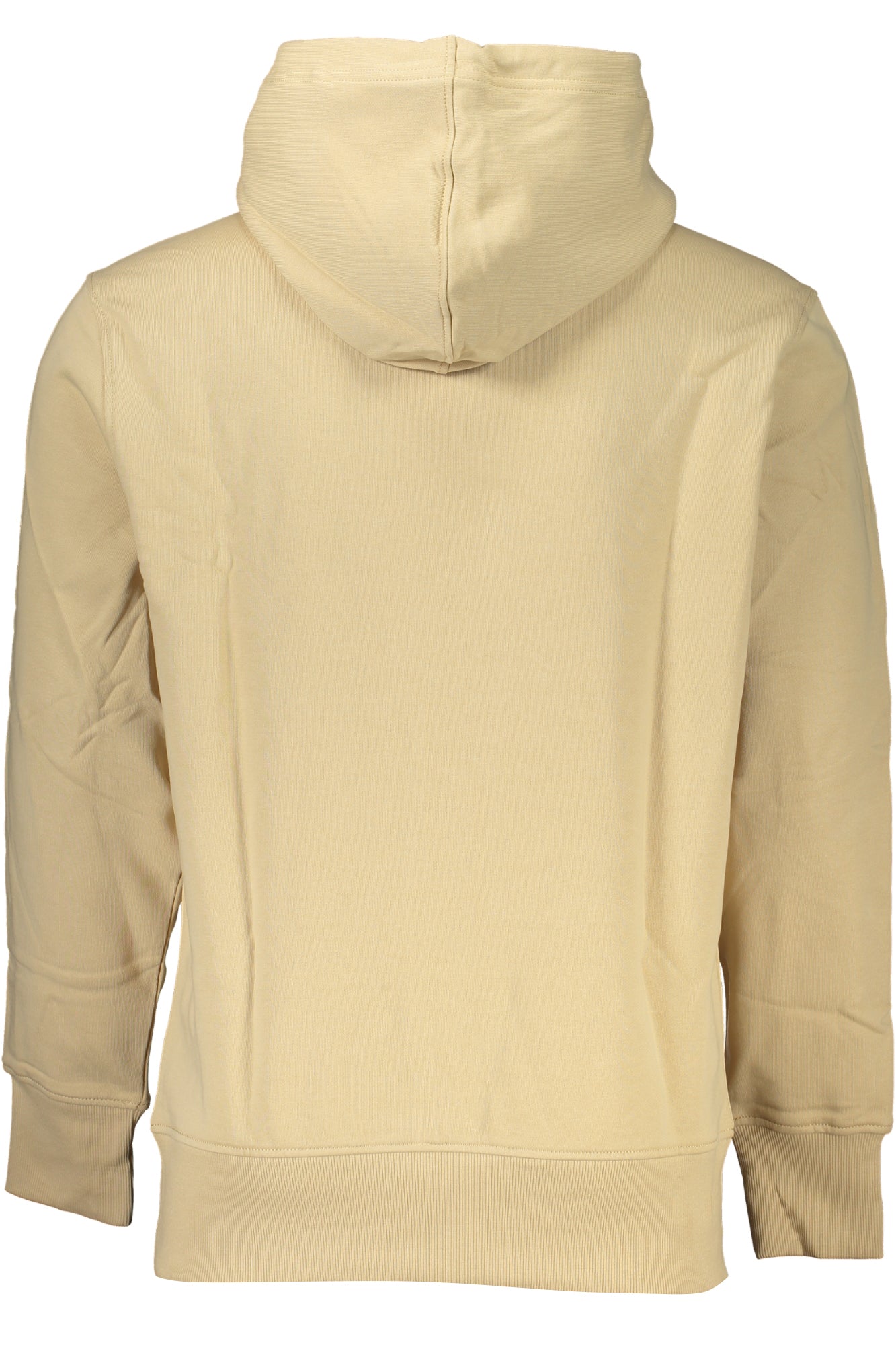 Men's beige zipless sweatshirt
