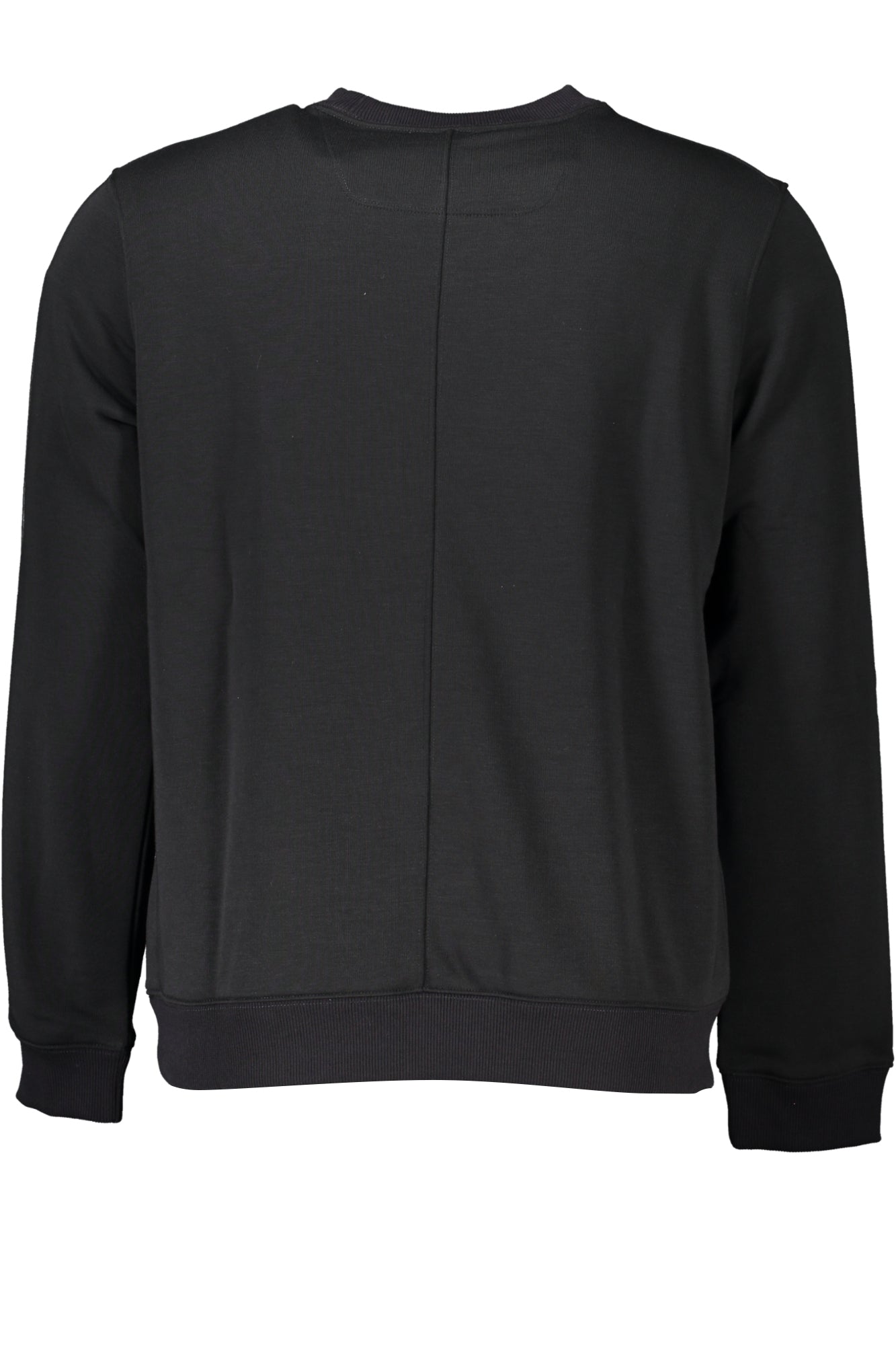 Men's black zipless sweatshirt
