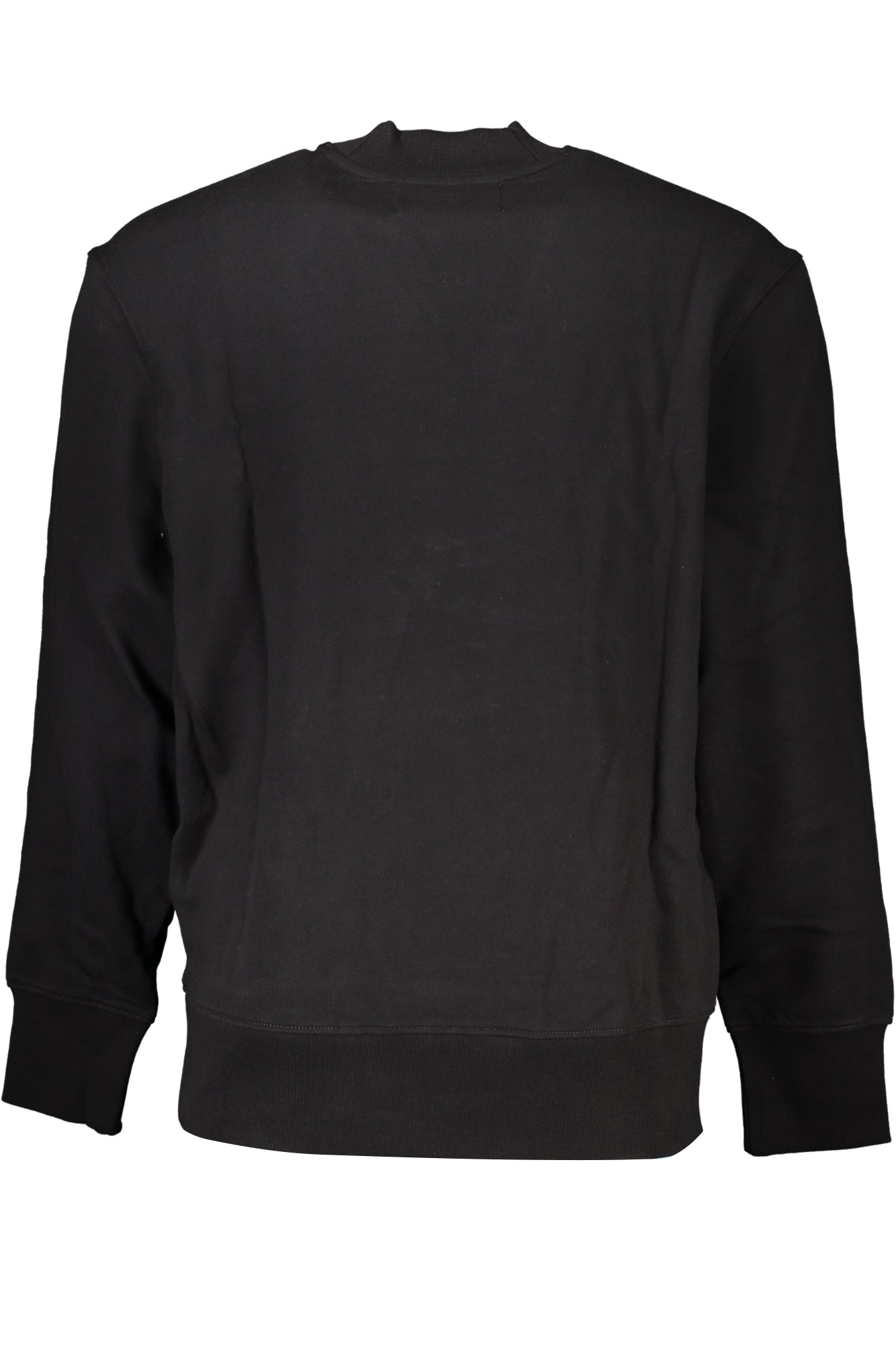 Men's black zipless sweatshirt