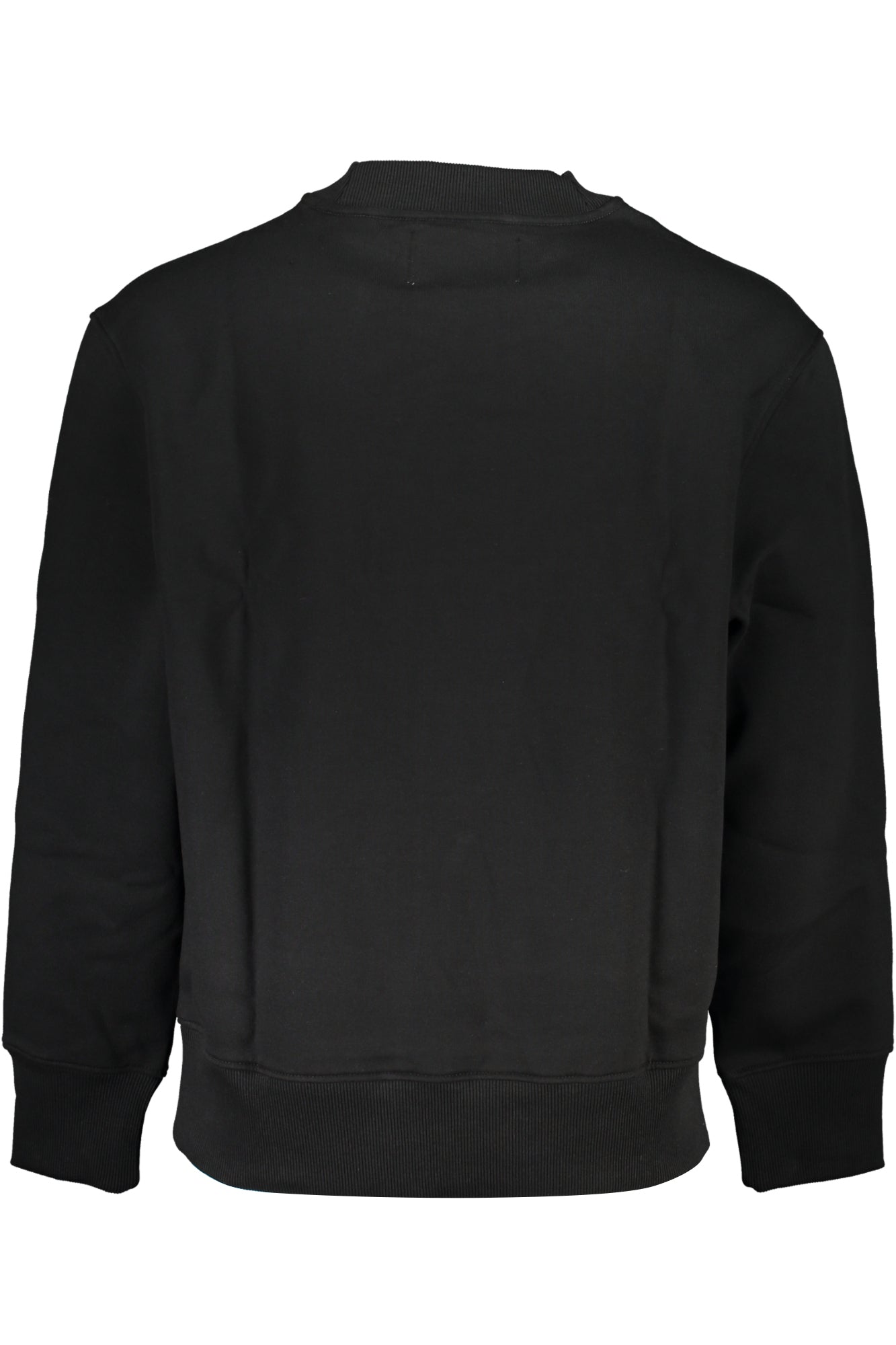 Men's black zipless sweatshirt