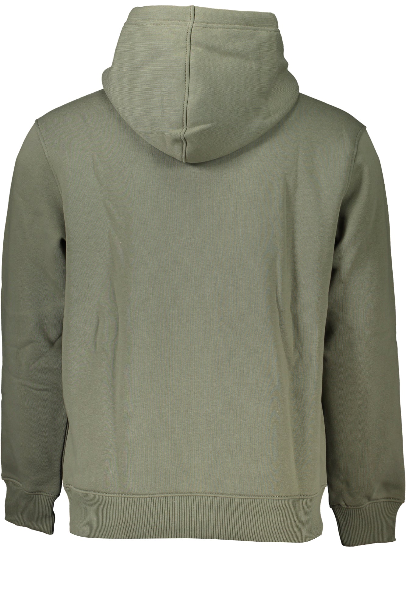 Men's green zipless sweatshirt