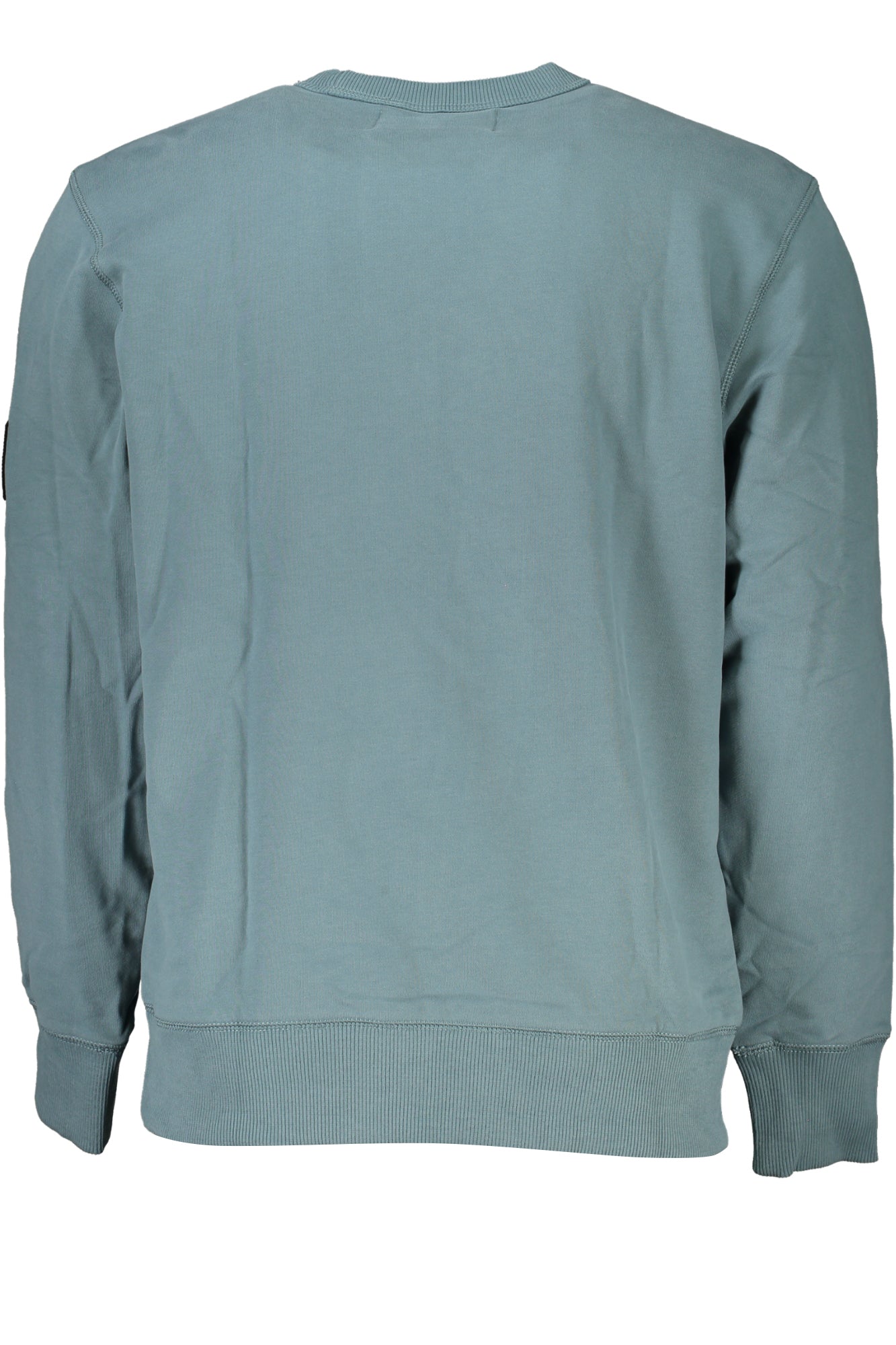 Men's green zipless sweatshirt