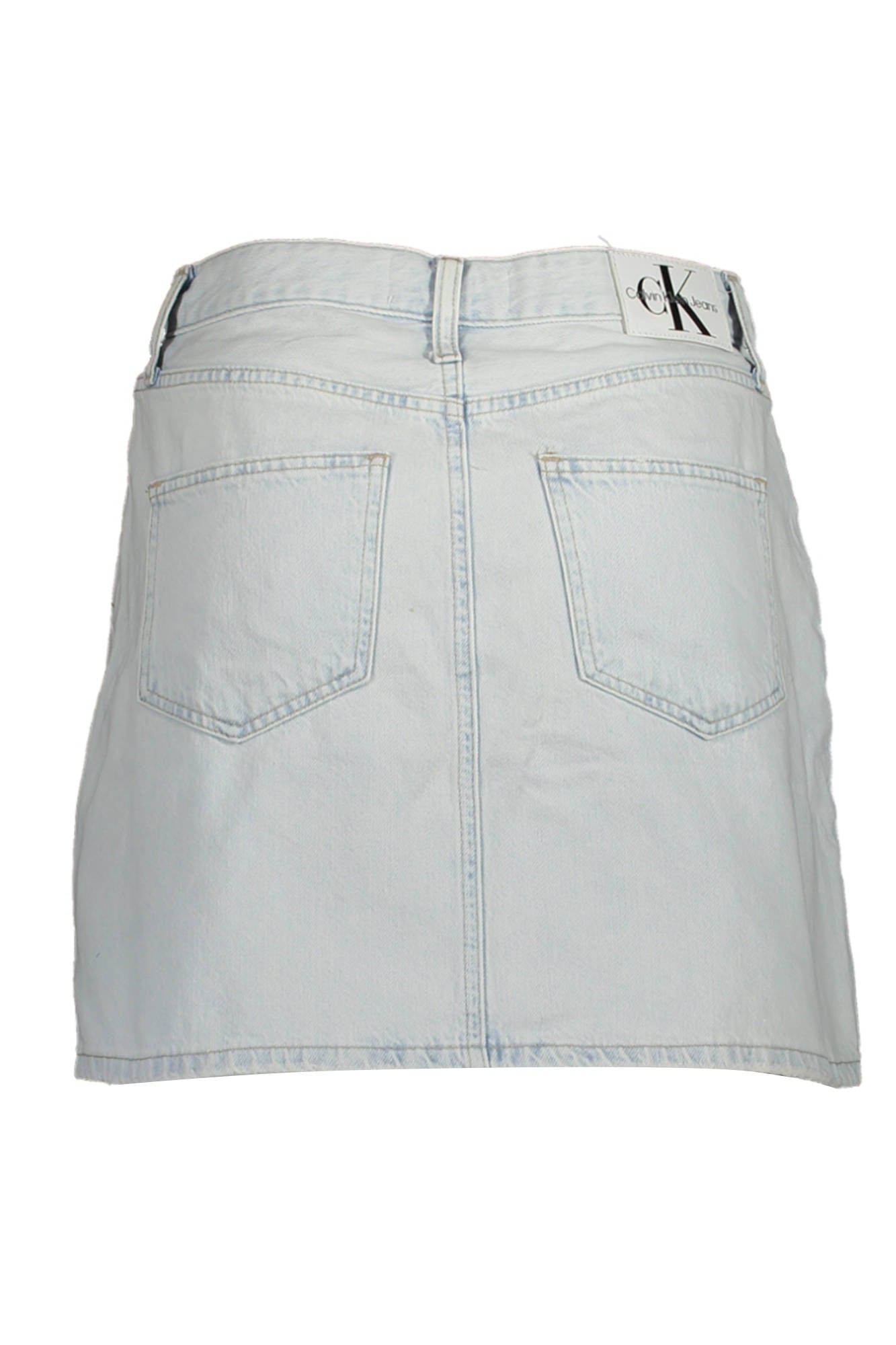 Women's light blue short skirt