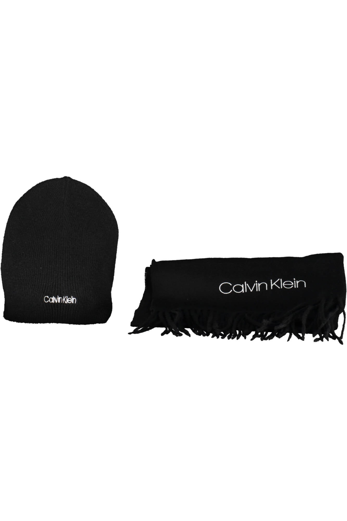 CALVIN KLEIN CALVIN KLEIN BLACK MAN SCARF - Black