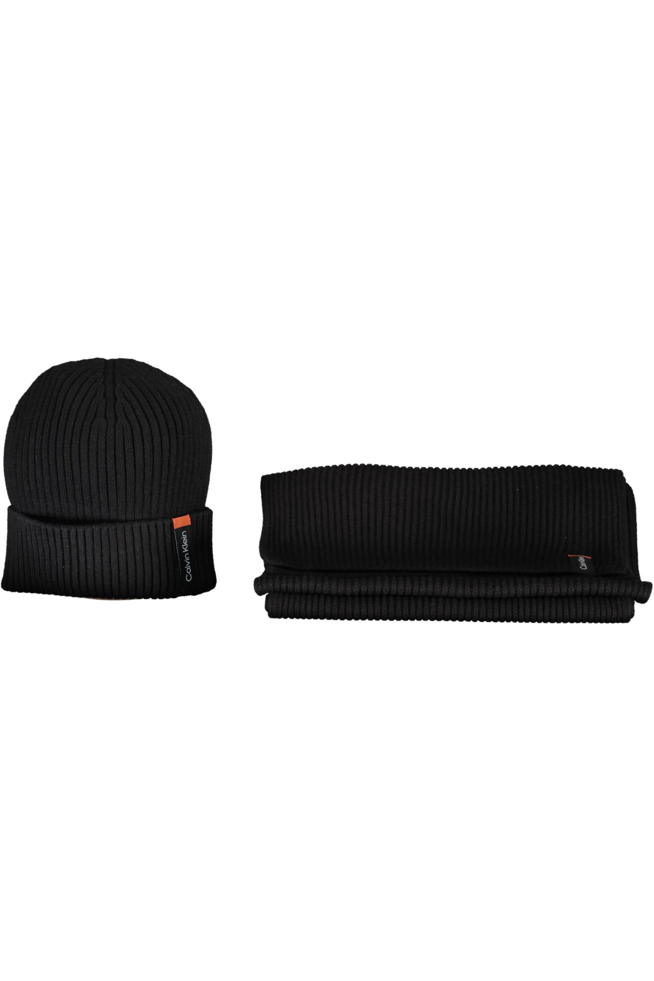 CALVIN KLEIN CALVIN KLEIN BLACK MAN SCARF - Black