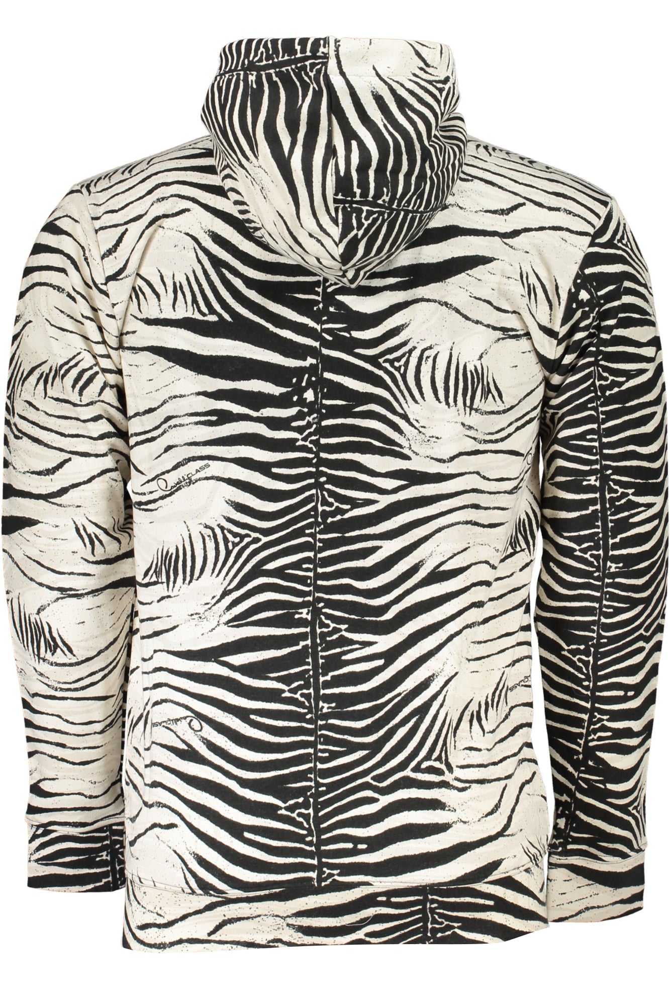 Men's white zip sweatshirt