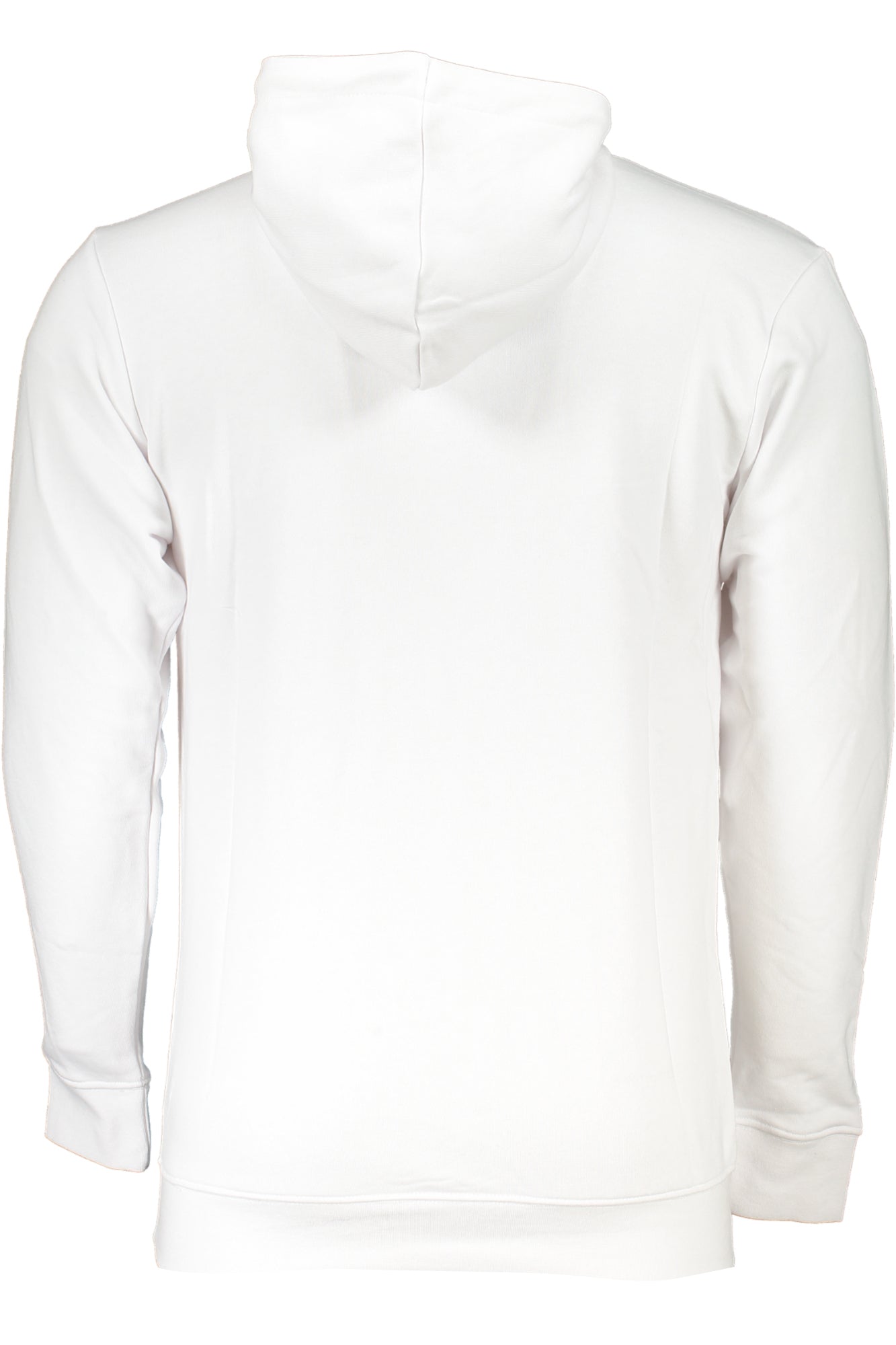 Men's white zipless sweatshirt