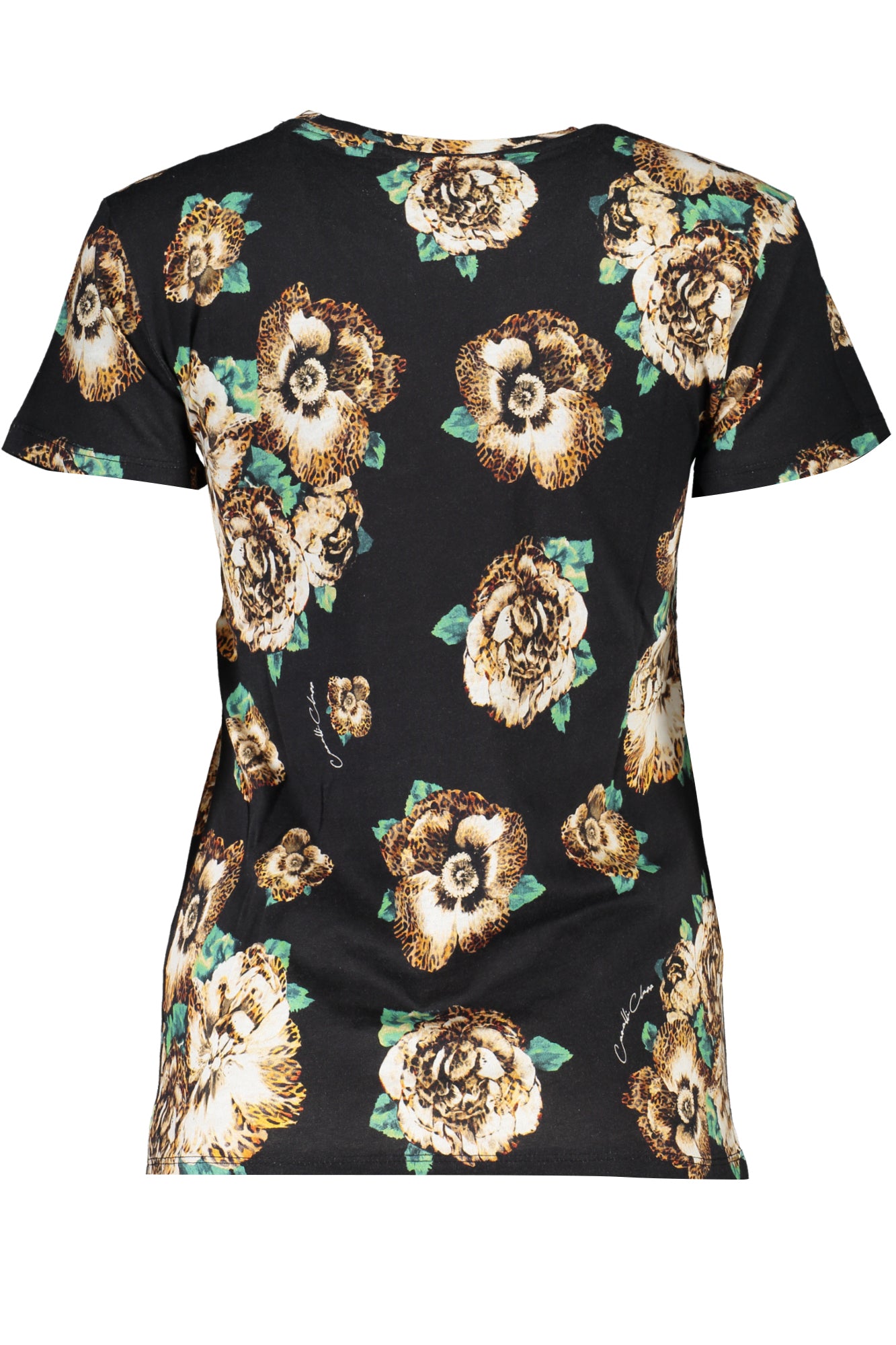 Women's short sleeve t-shirt black