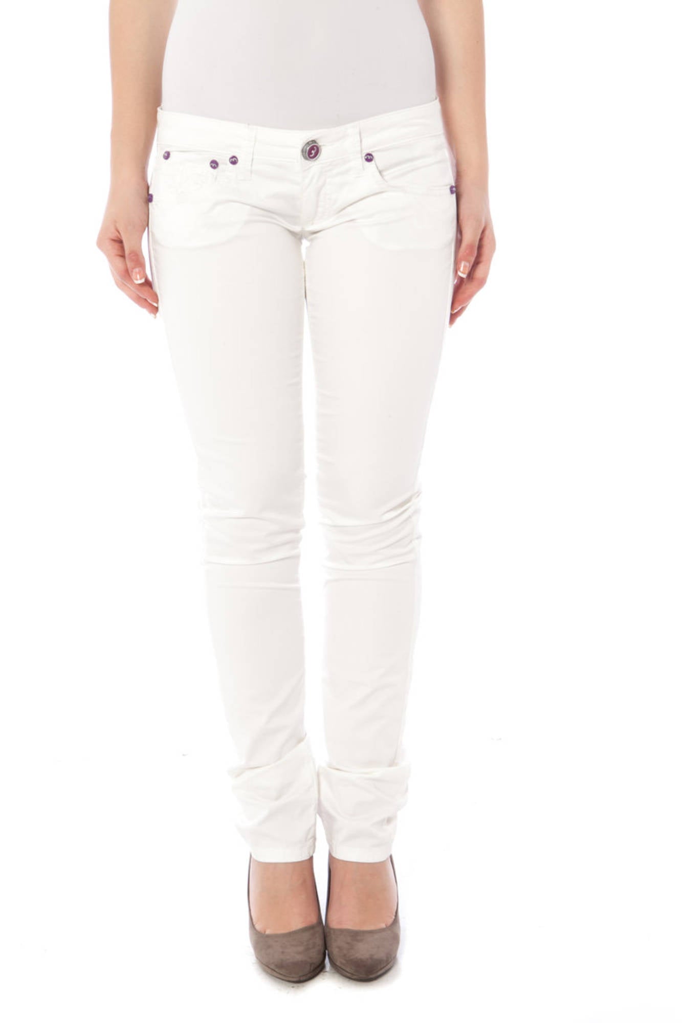 CLINK Trousers Bianco - 5036-NADIRA