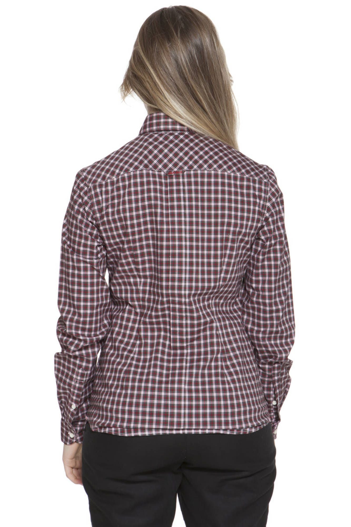 Women's long sleeve shirt red