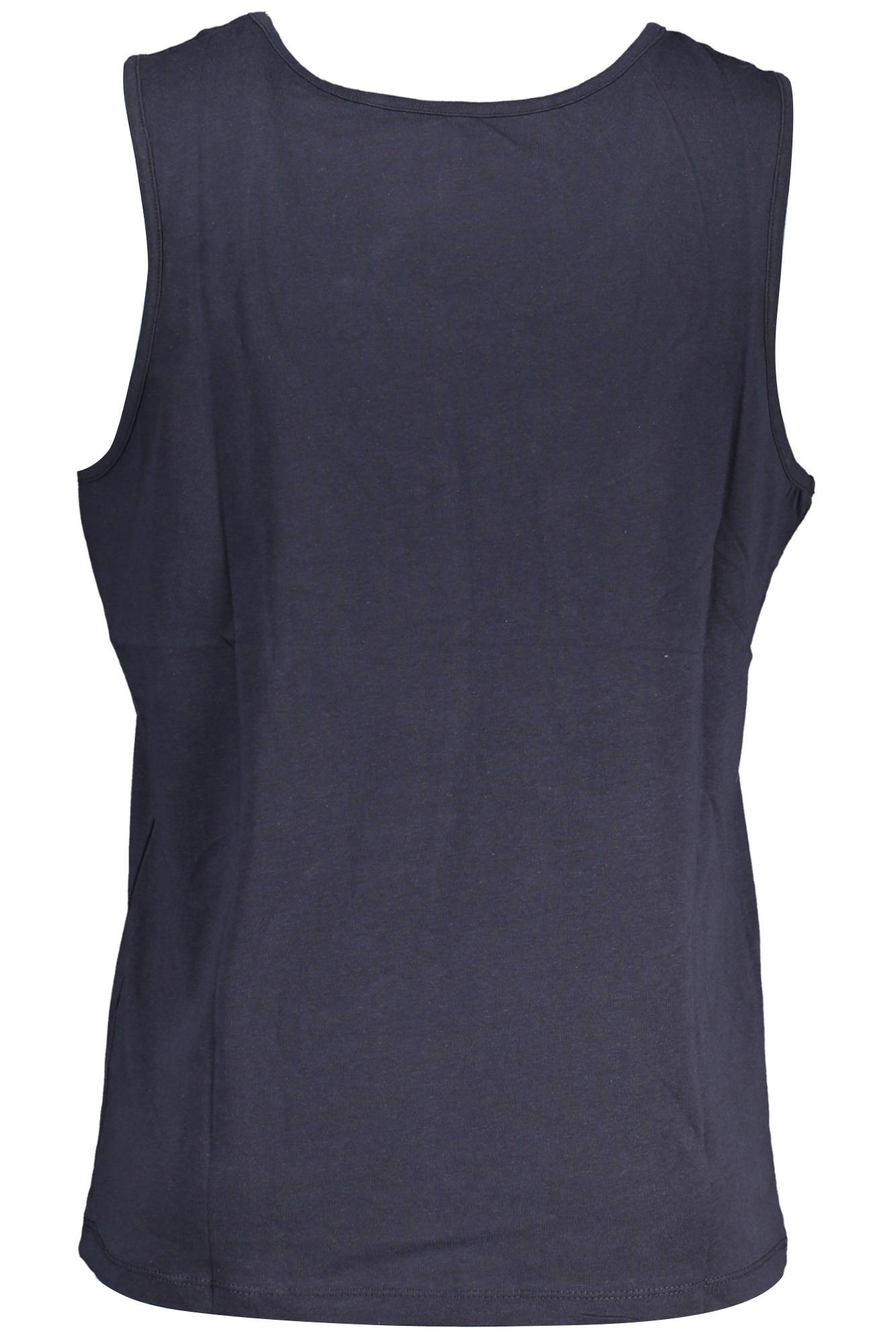 Man blue tank top