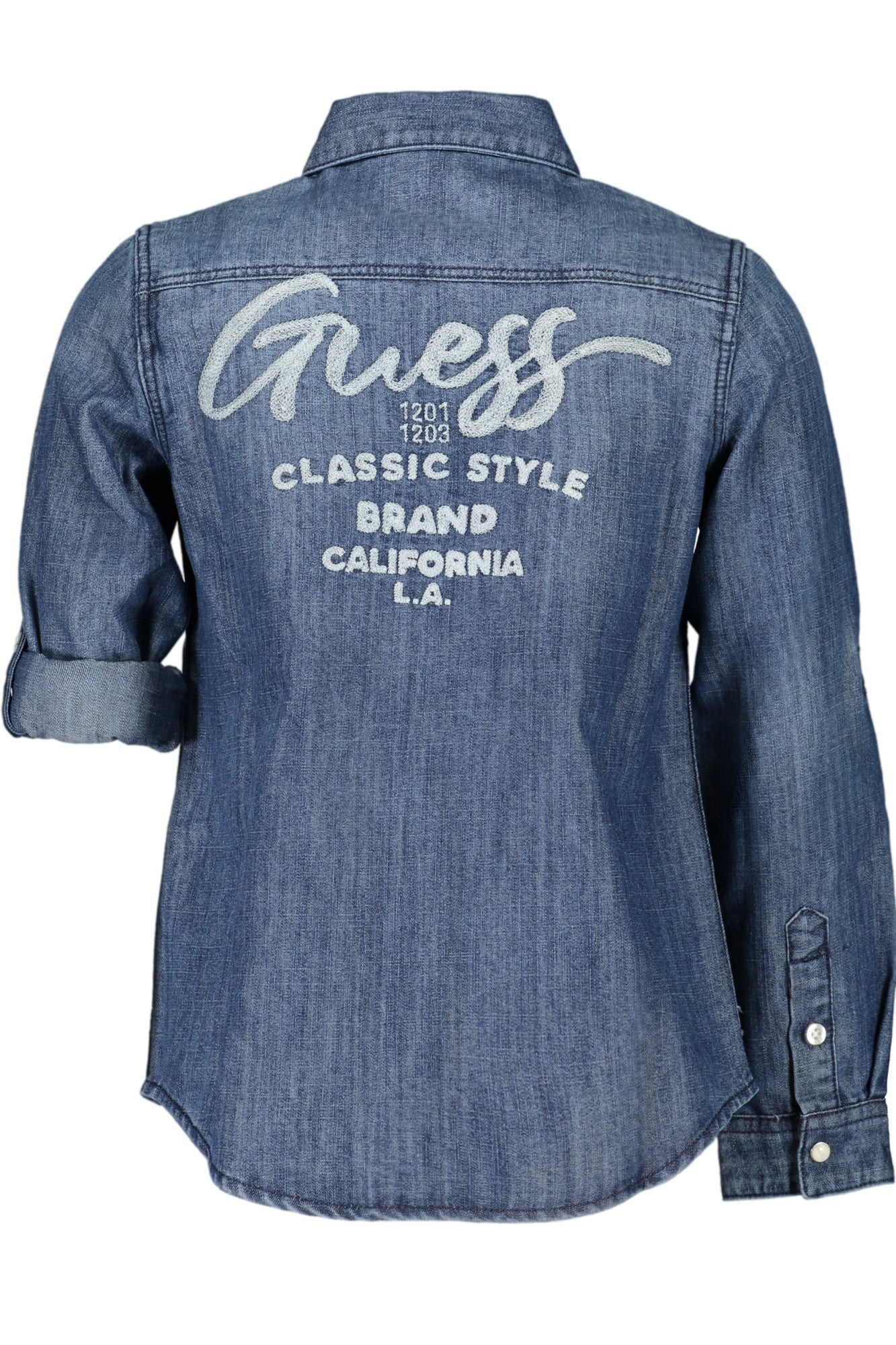 Long sleeved shirt for girls blue