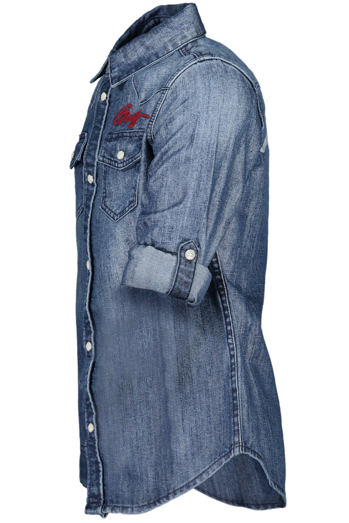 Long sleeved shirt for girls blue