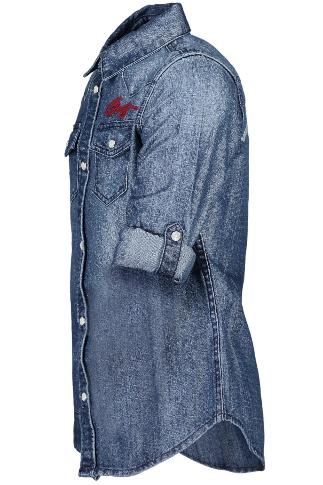 Long sleeved shirt for girls blue