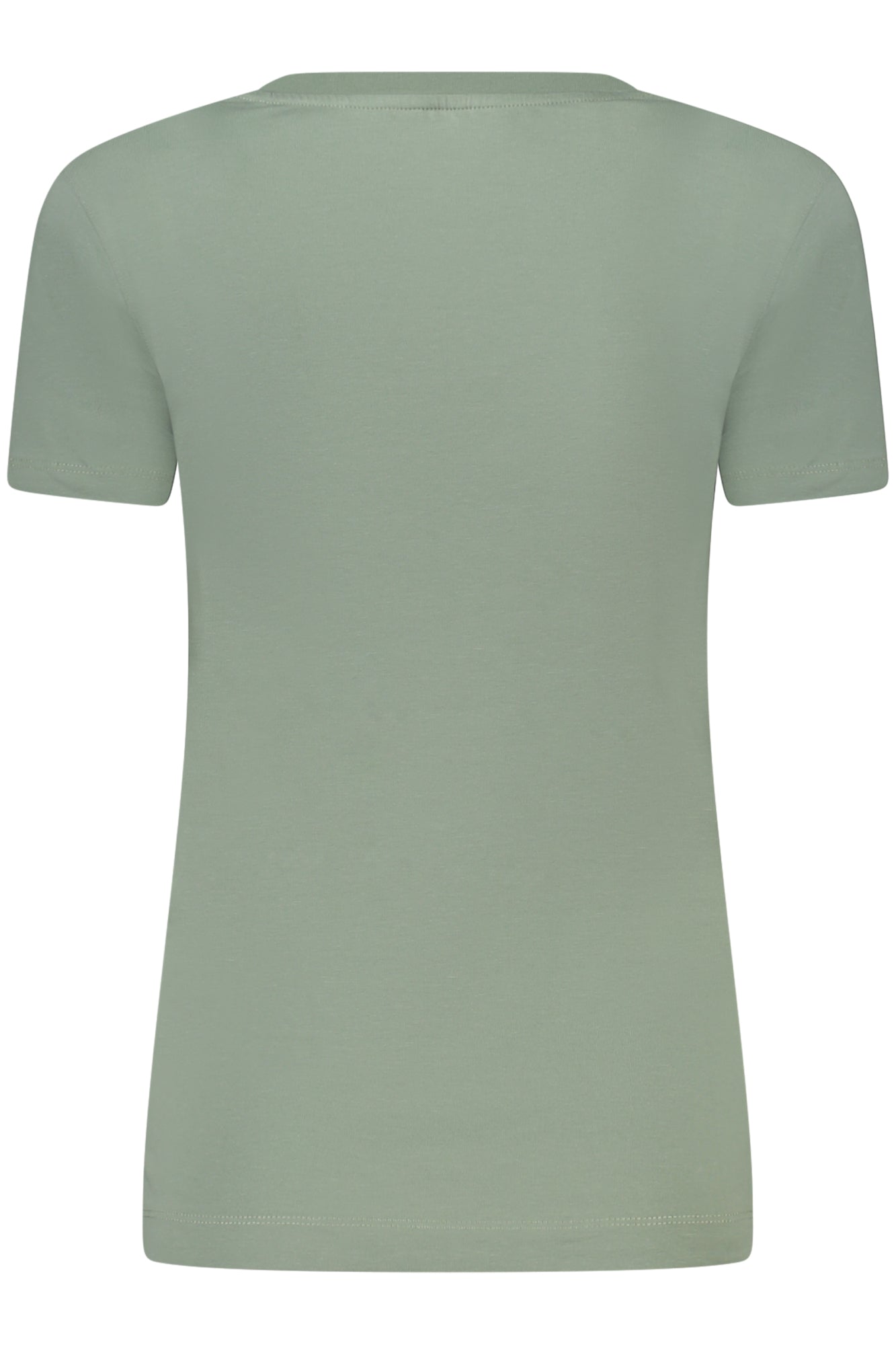 Green women's short sleeve t-shirt