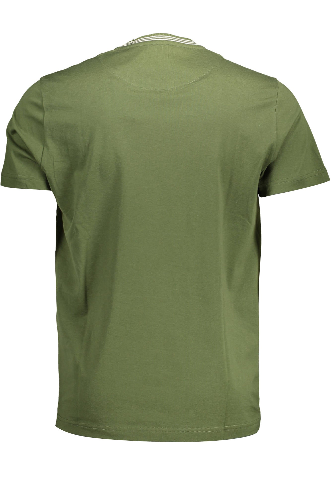 Green men's short sleeve t-shirt