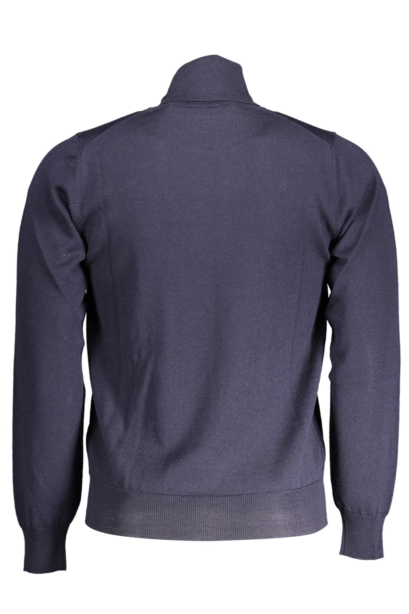 Men's blue turtleneck