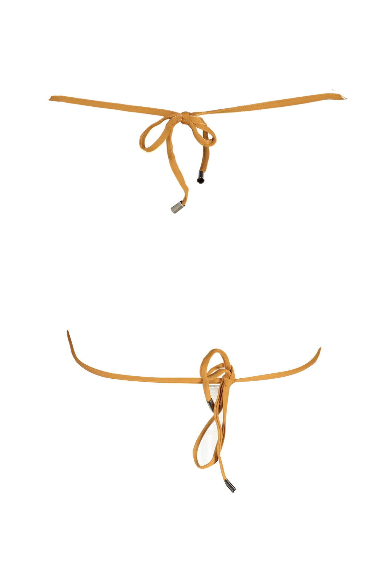 Swimsuit top woman brown