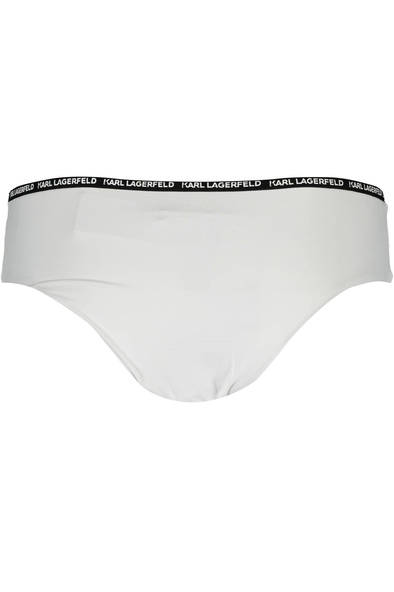 Swimsuit part under white woman