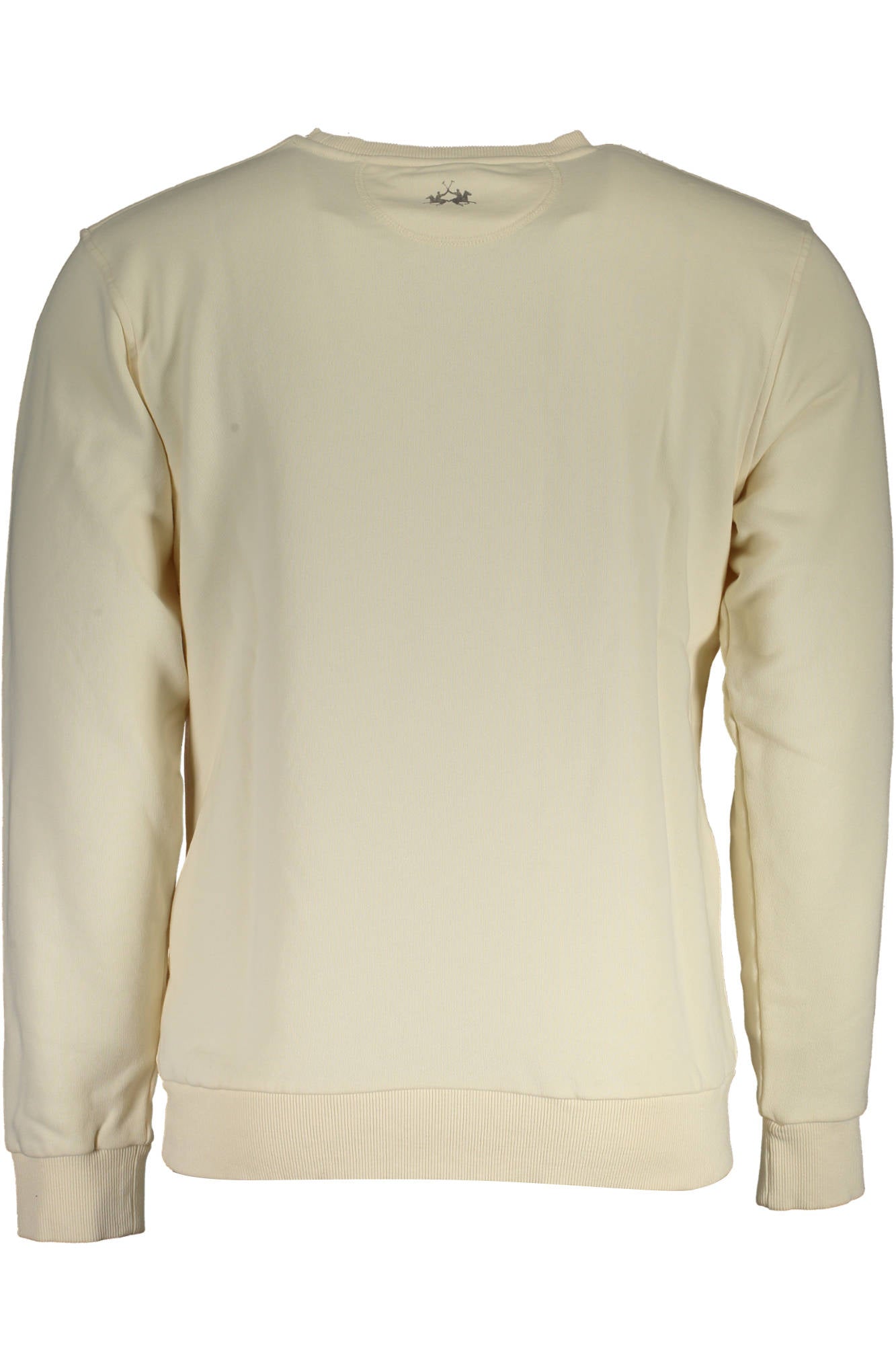 White men's sweatshirt without zip