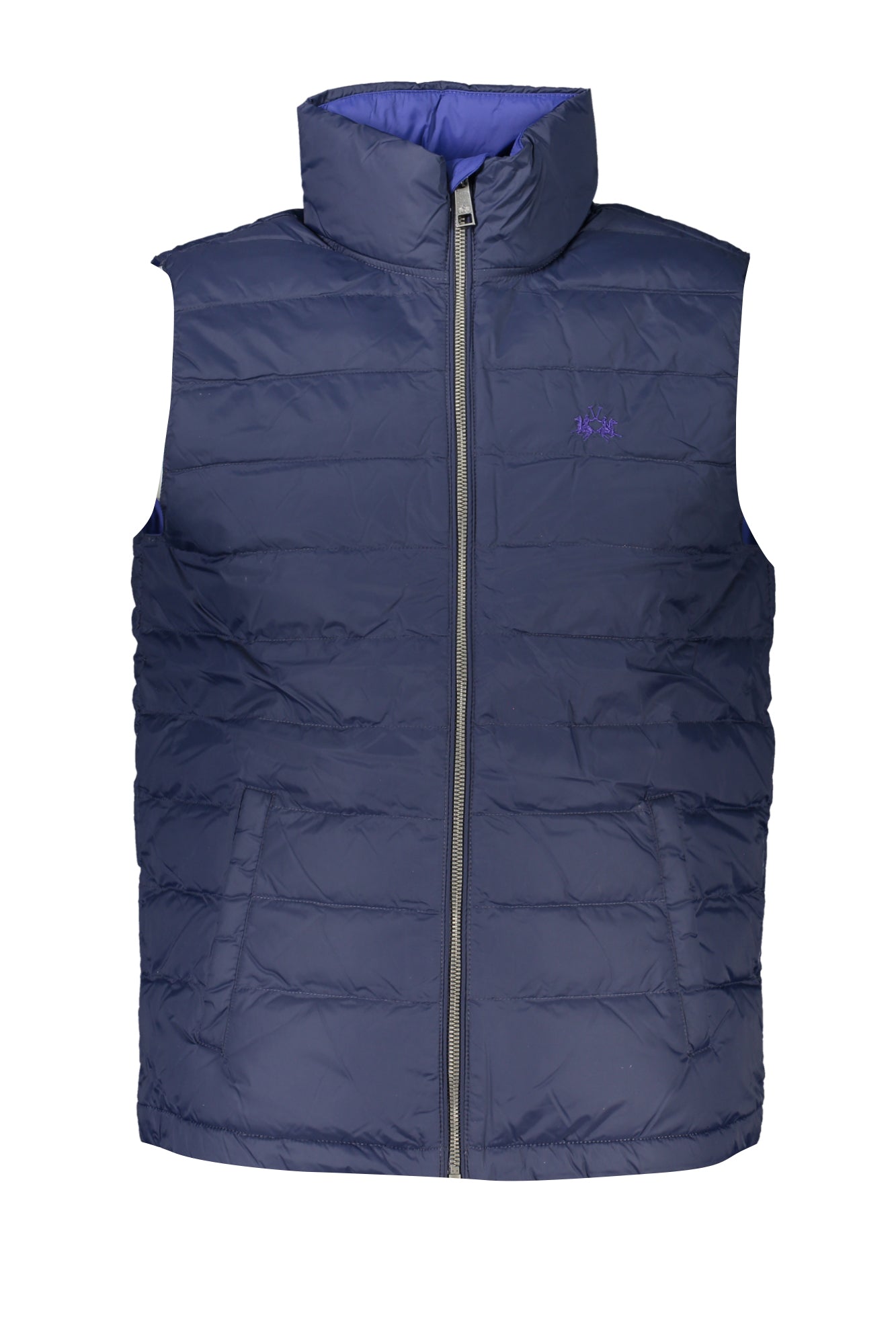 LA MARTINA Sleeveless Jacket Blue - XMO015PA012