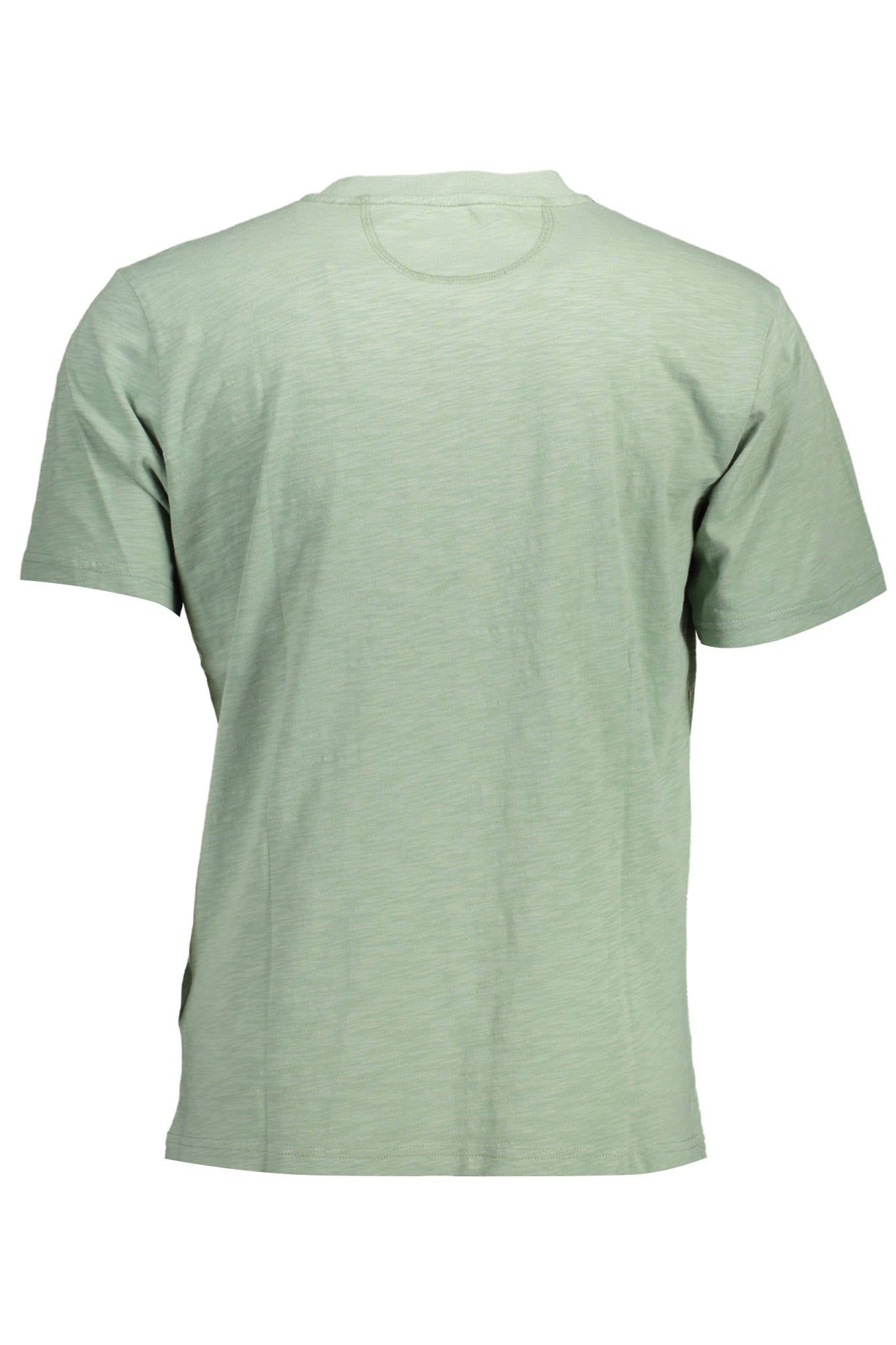 Green men's short sleeve t-shirt