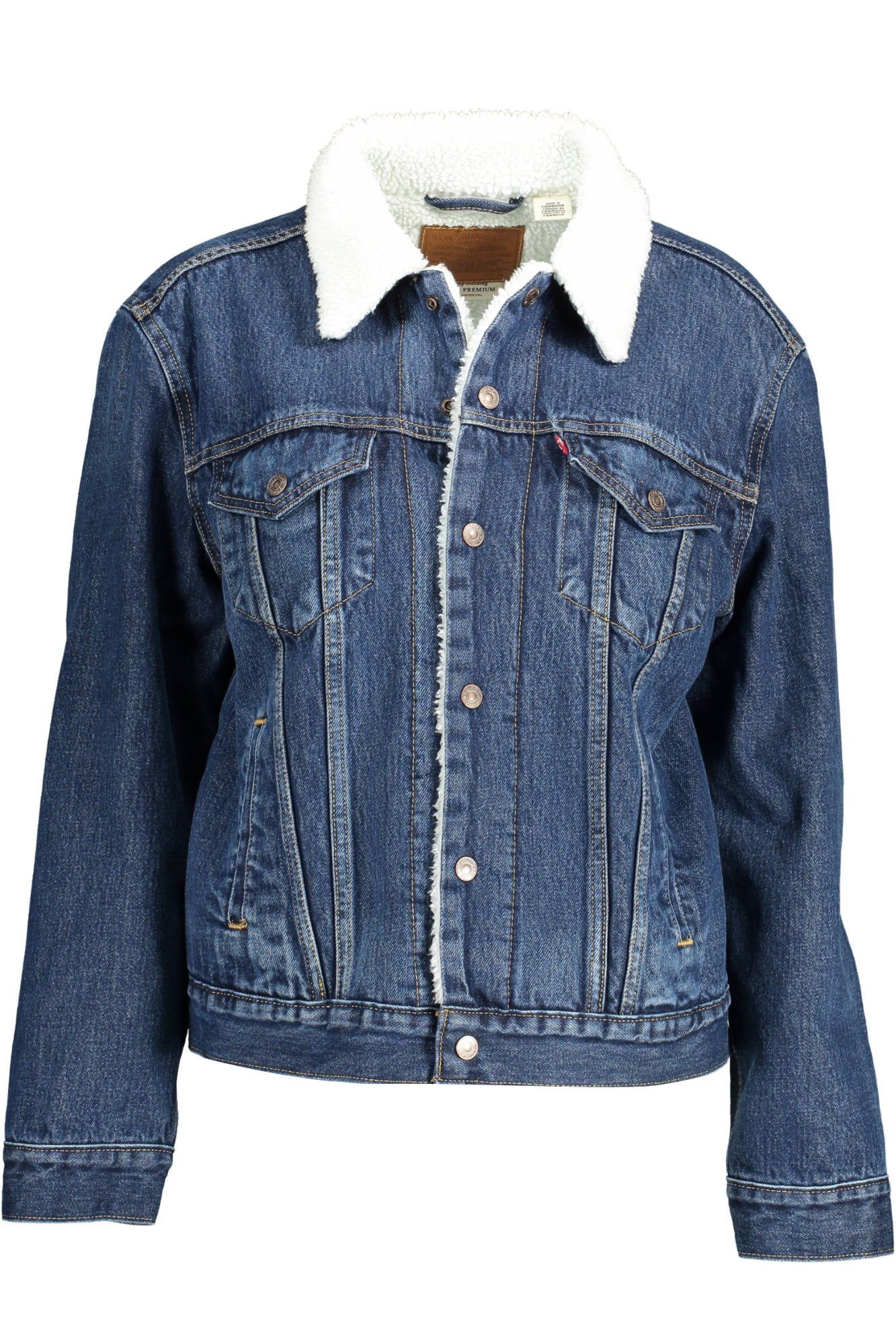LEVI'S Jackets and down jackets Blue - 36137