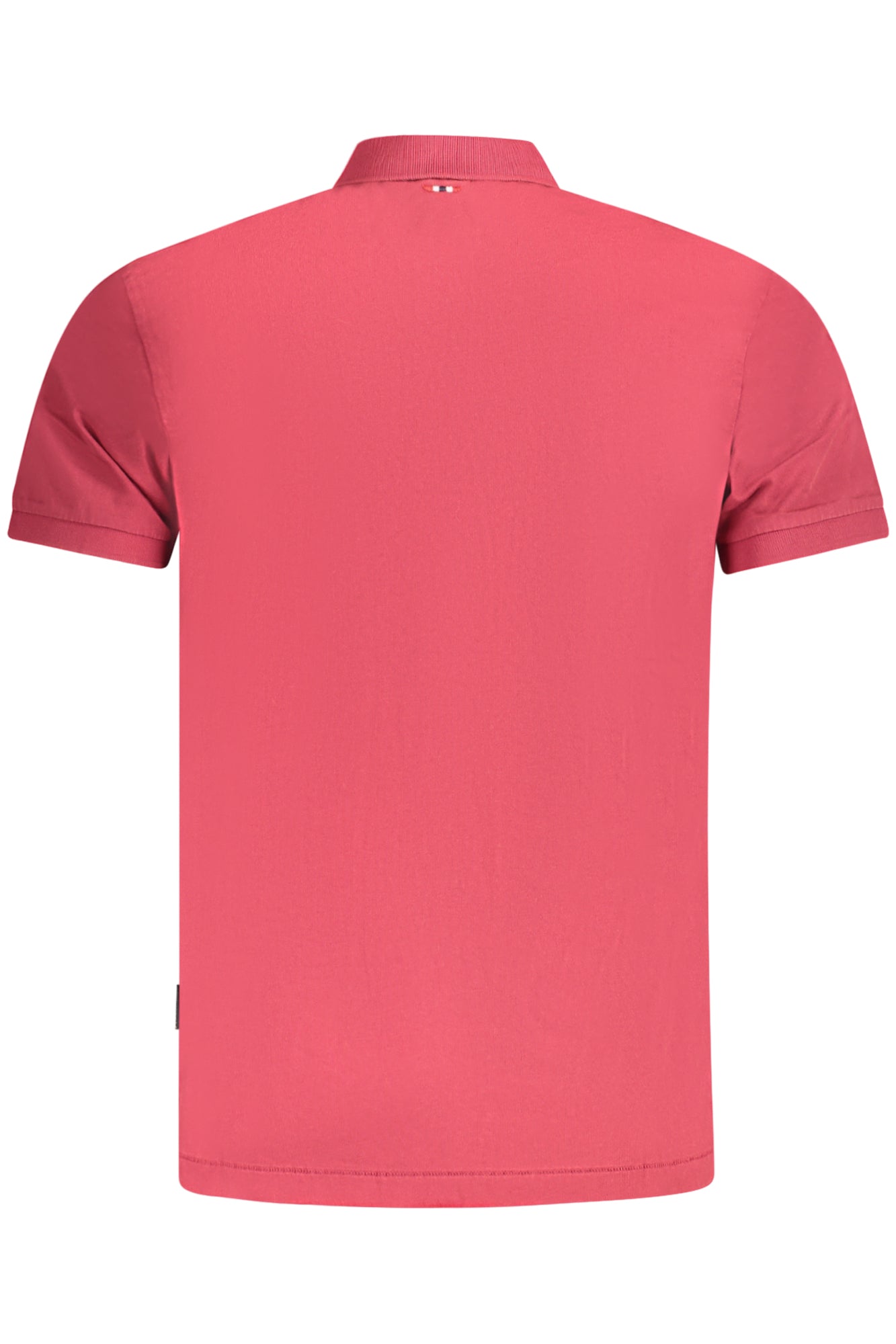 Men's short sleeve polo shirt red