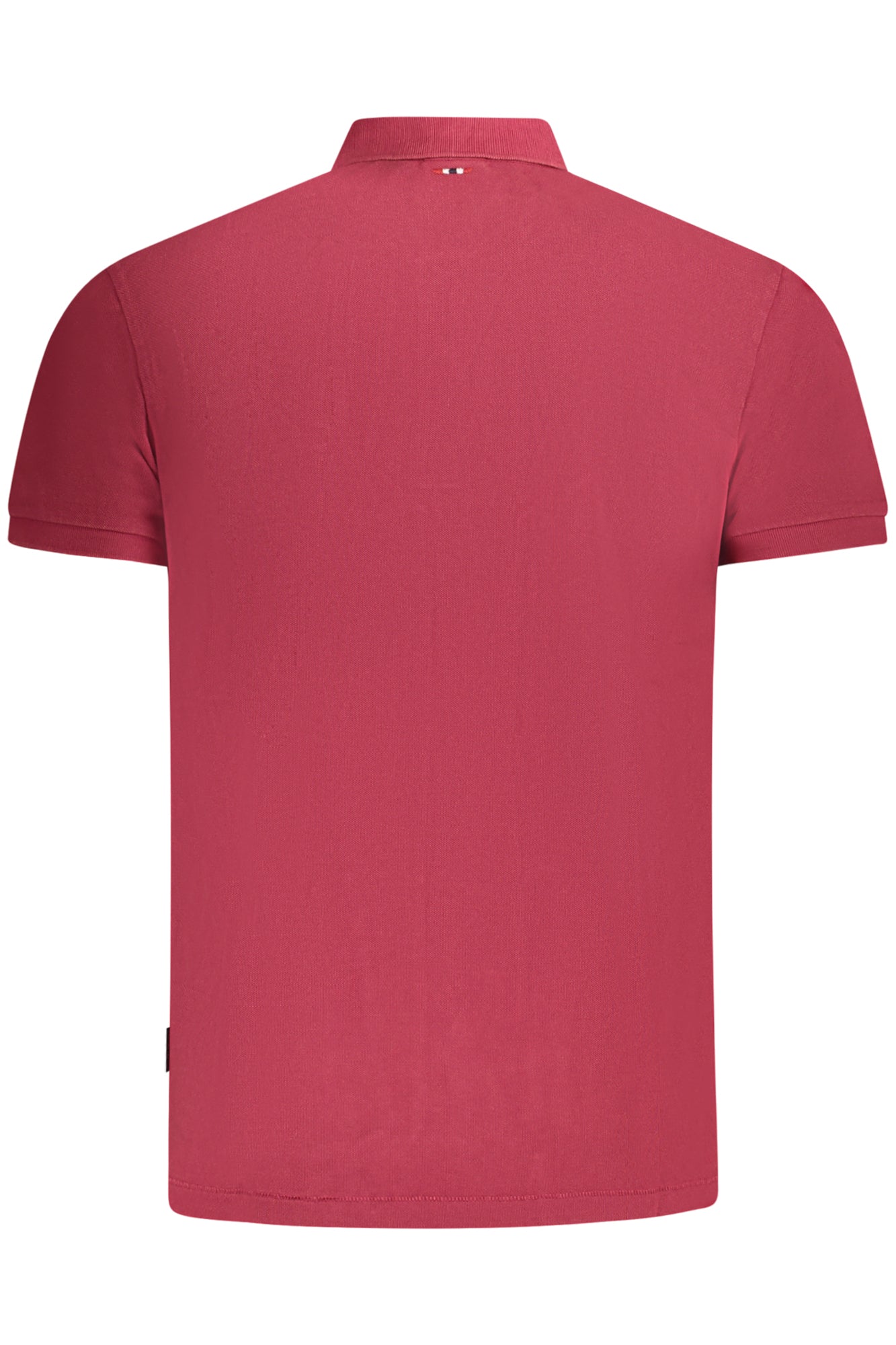 Men's short sleeve polo shirt red