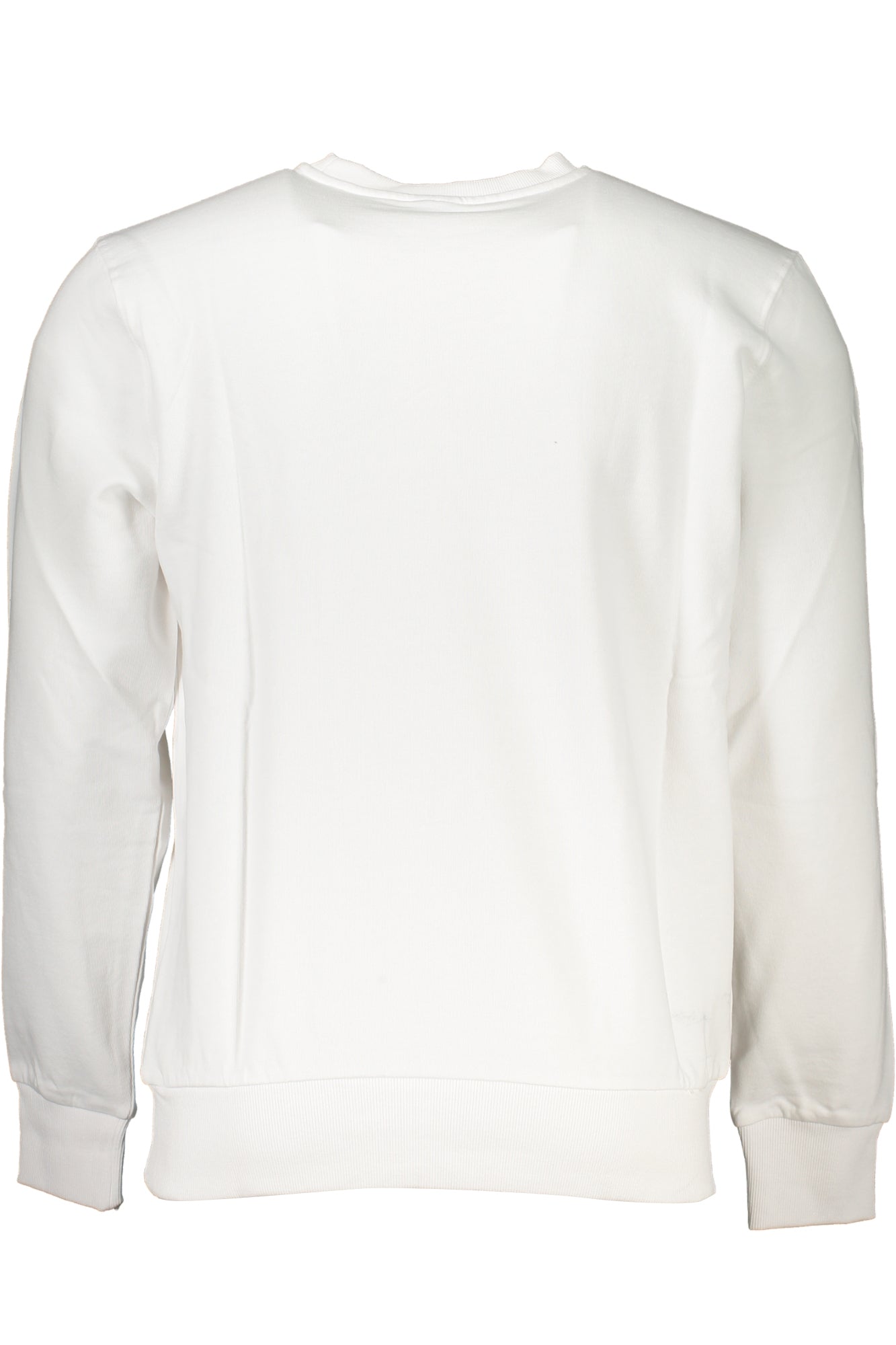 Men's white zipless sweatshirt