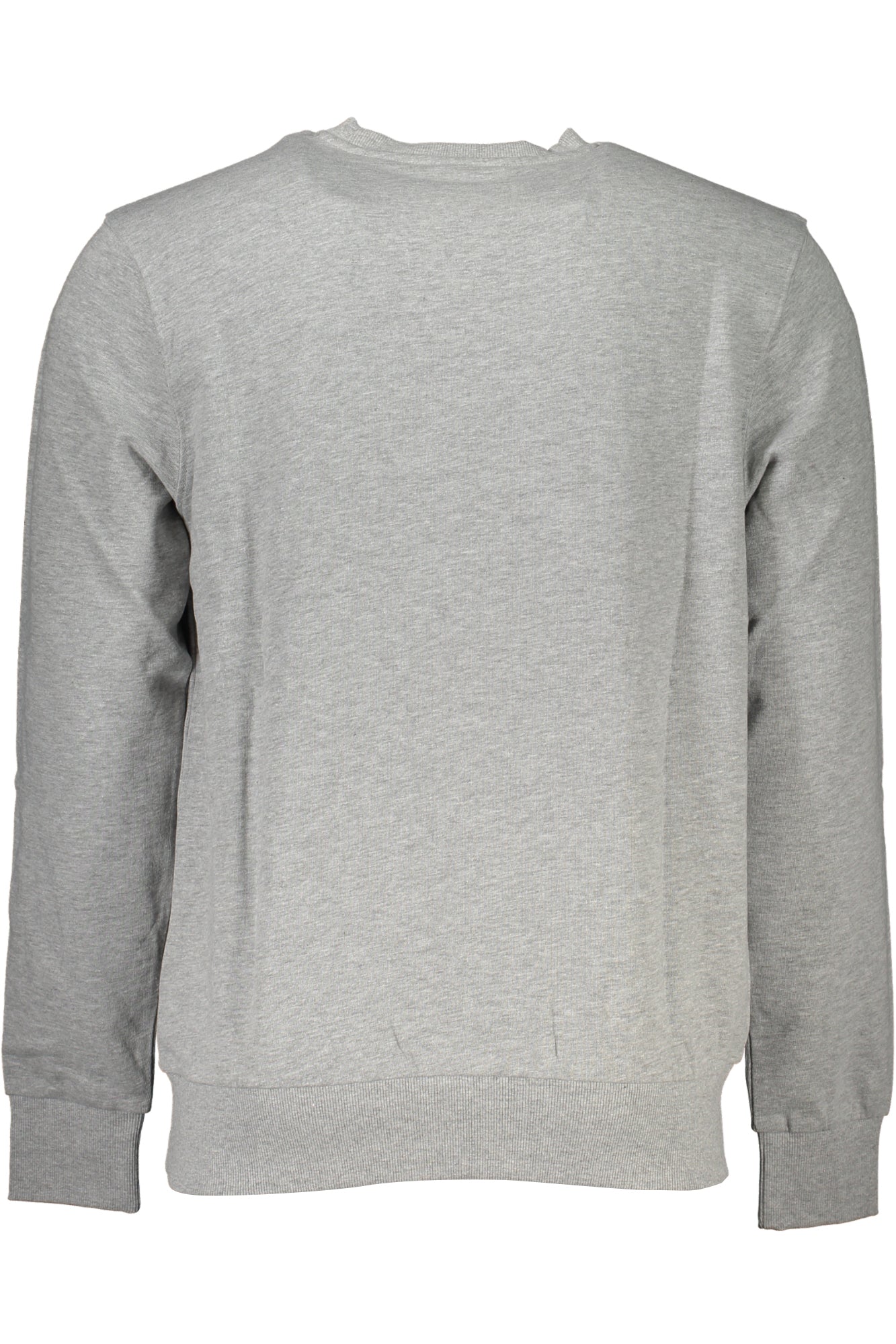 Men's gray zipless sweatshirt