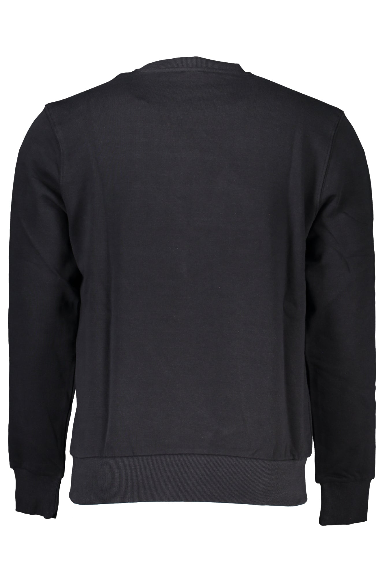 Men's black zipless sweatshirt