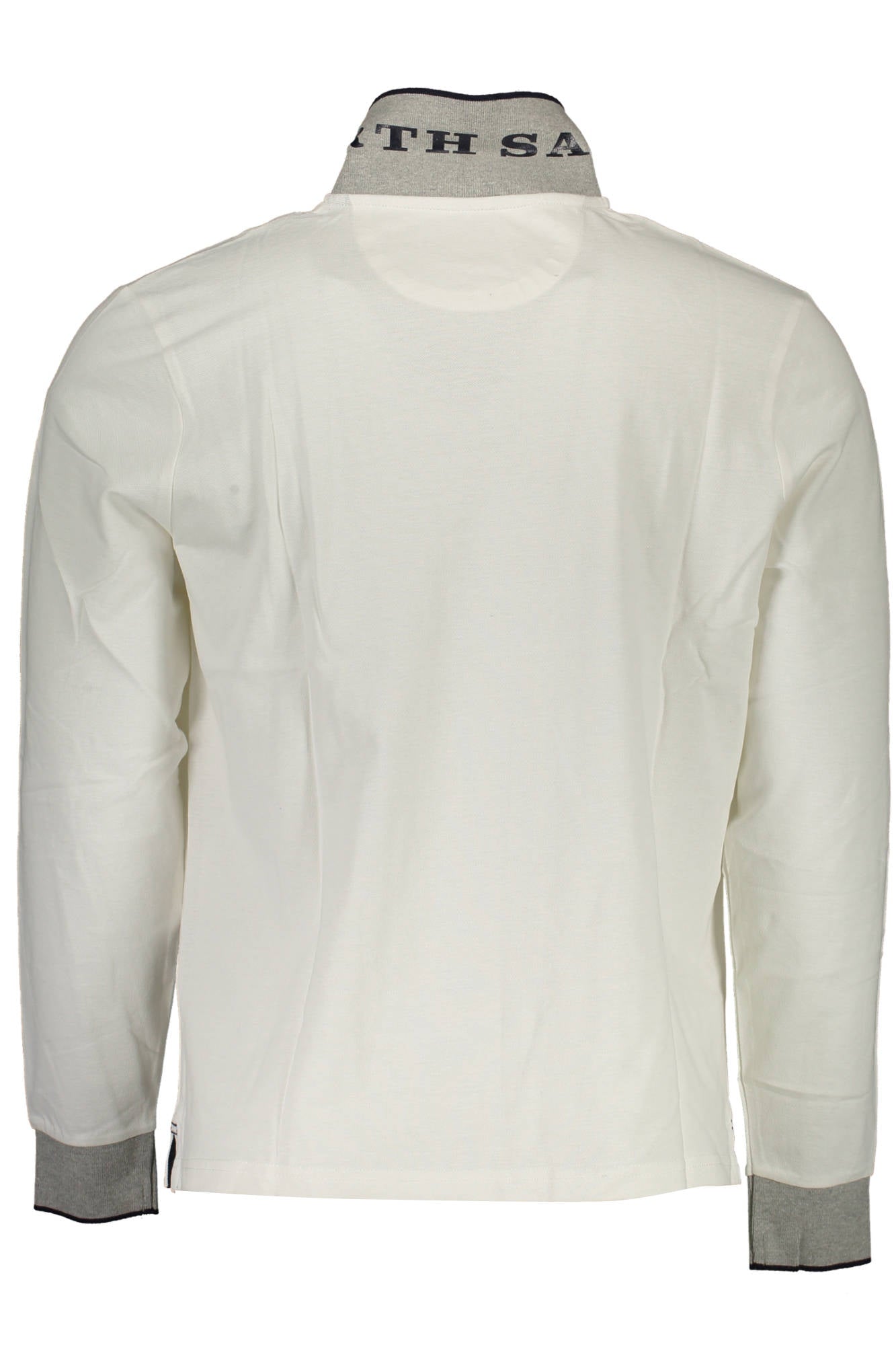 Polo long sleeve man white