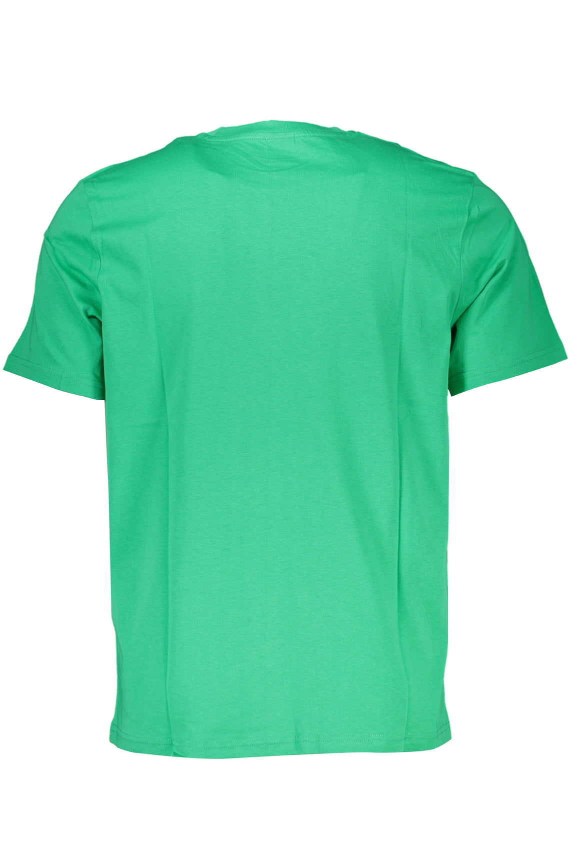 Green men's short sleeved t-shirt