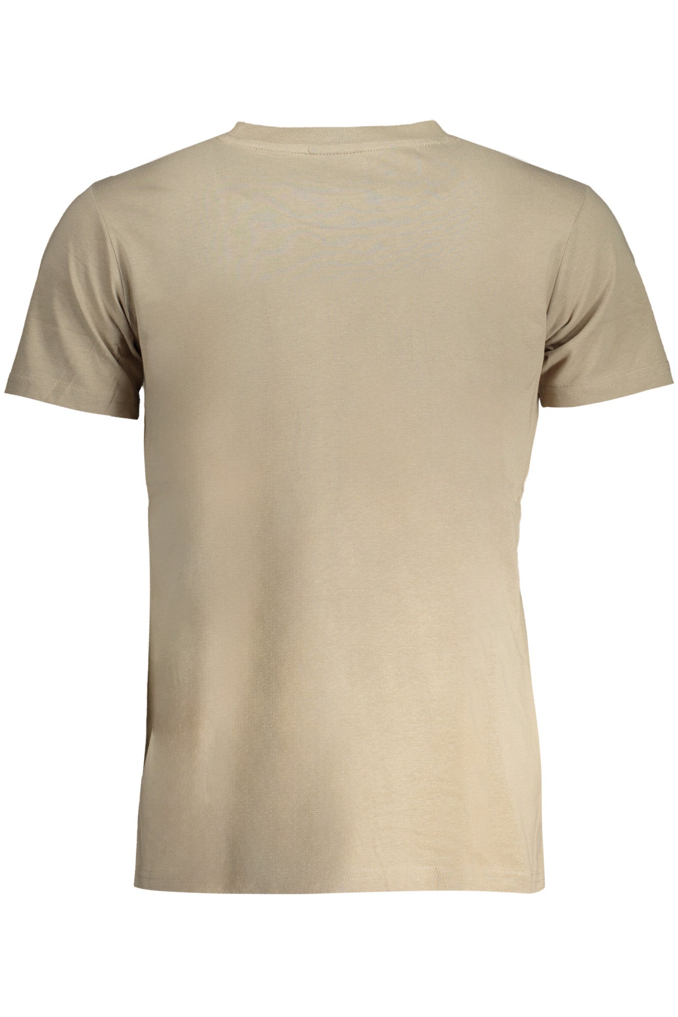 Beige men's short sleeve t-shirt