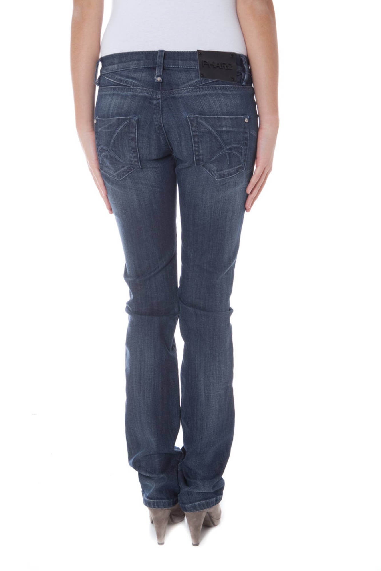 Blu woman denim denim hard jeans