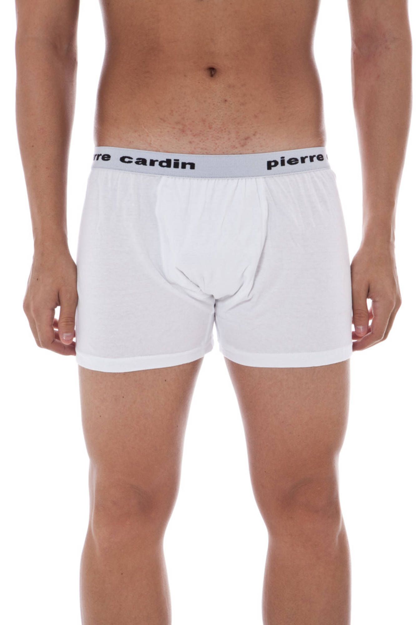 Men's white boxer