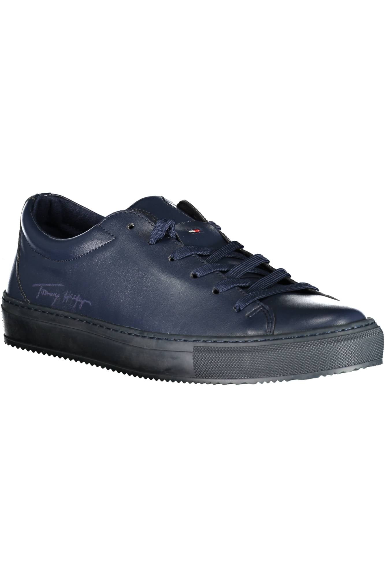 Blue men's sports shoes