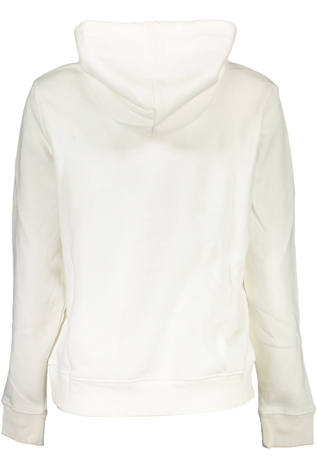 Women's white sweatshirt without zip