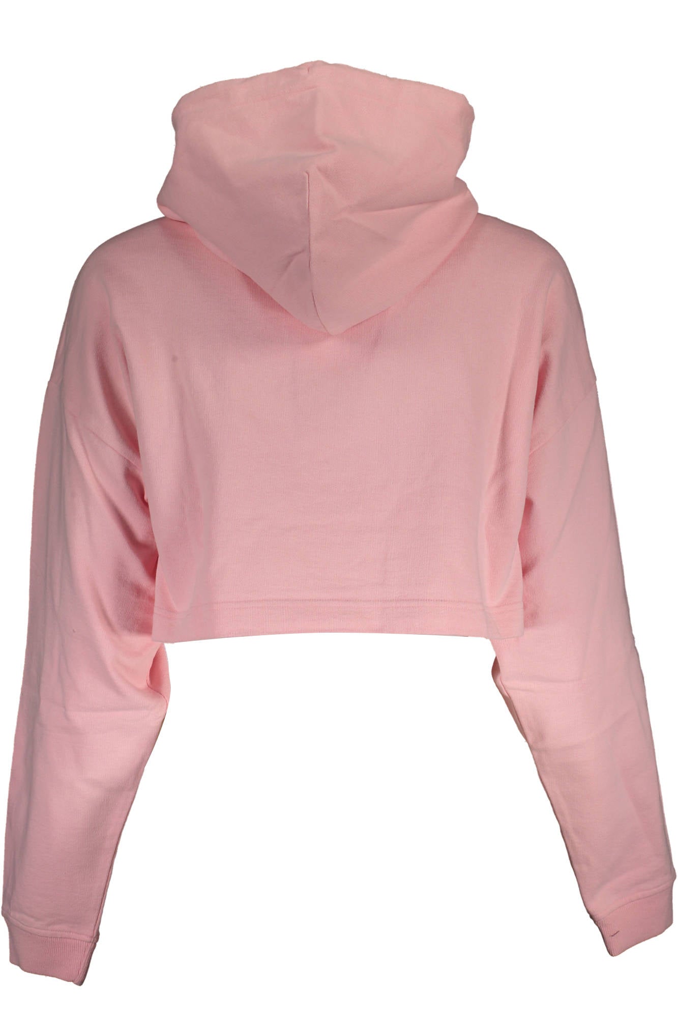 Pink women's sweatshirt without zip