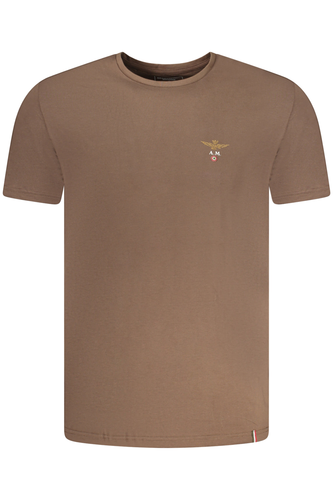 AERONAUTICA MILITARE T-Shirts Brown - SCOTI001J508