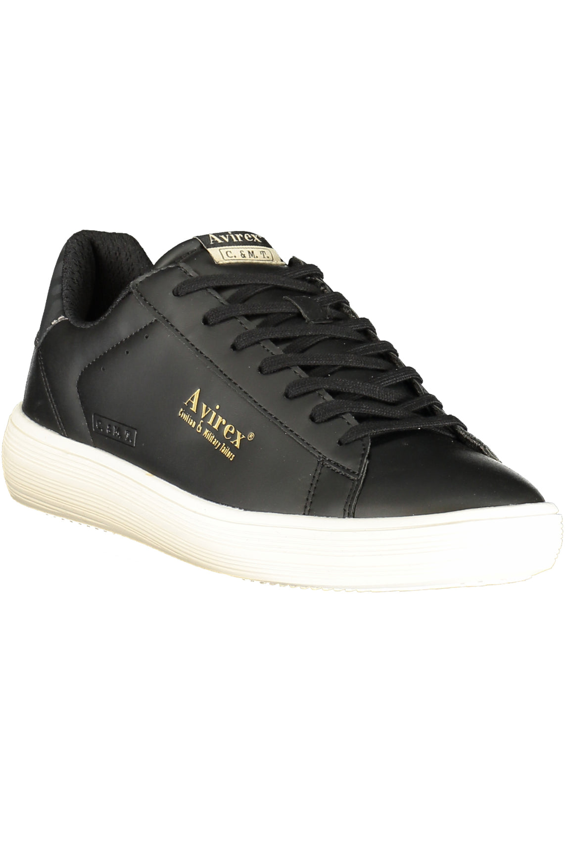 AVIREX Sneakers Black - ROYCE001LEPSUP