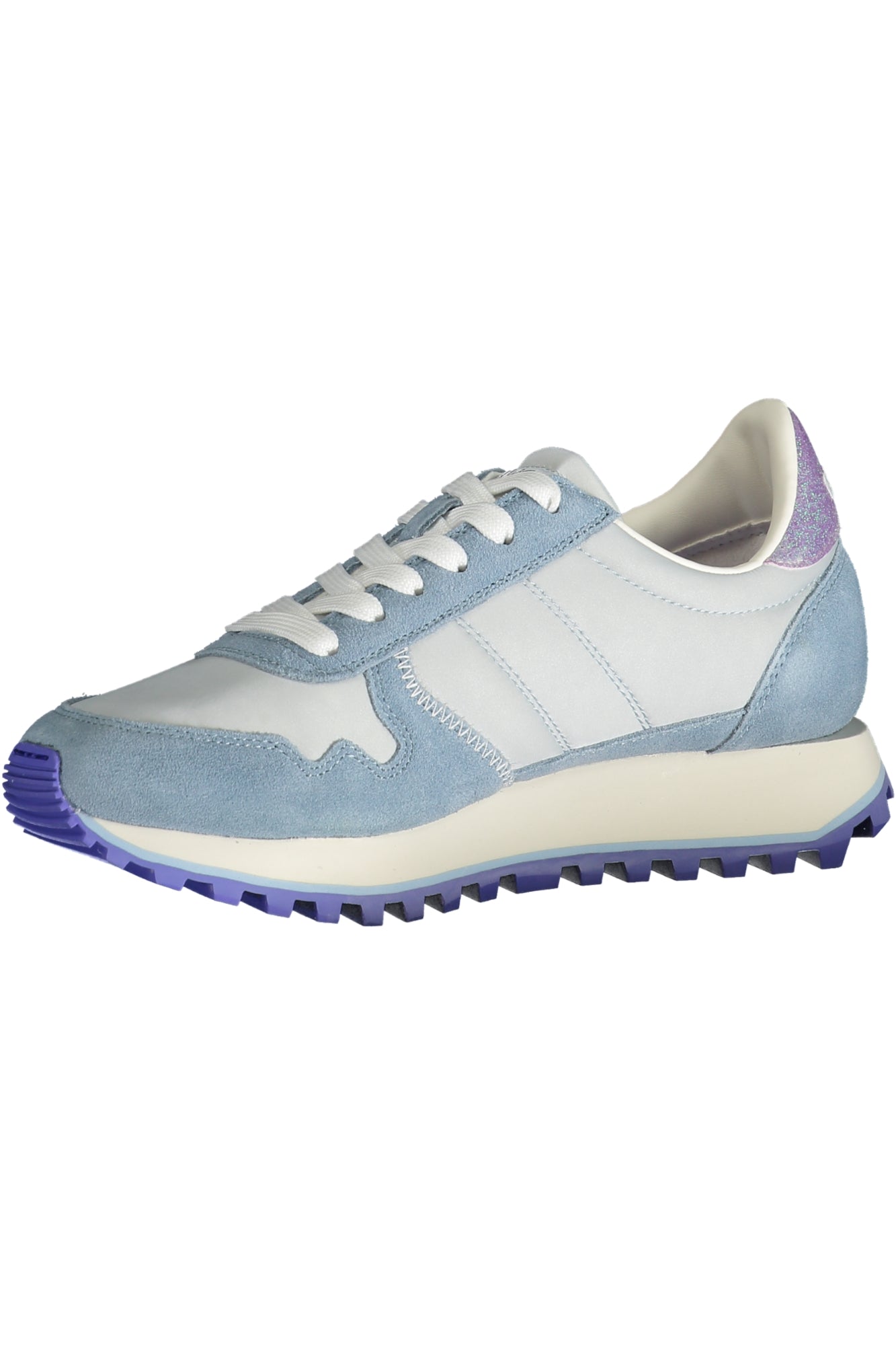 Blue sports shoes for women
