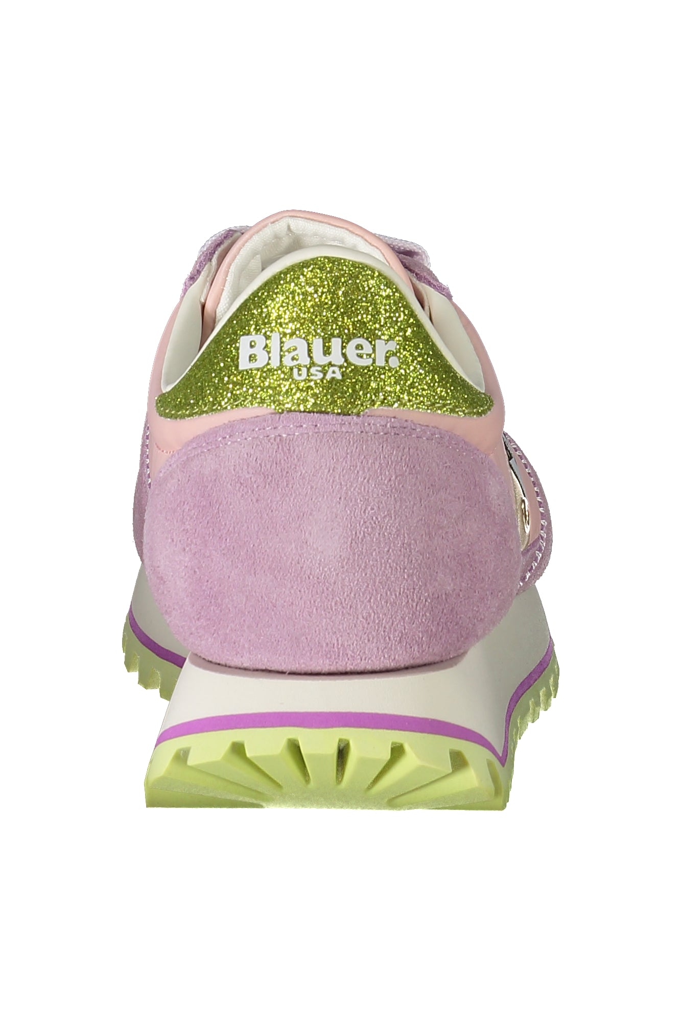 Pink women's sports shoes