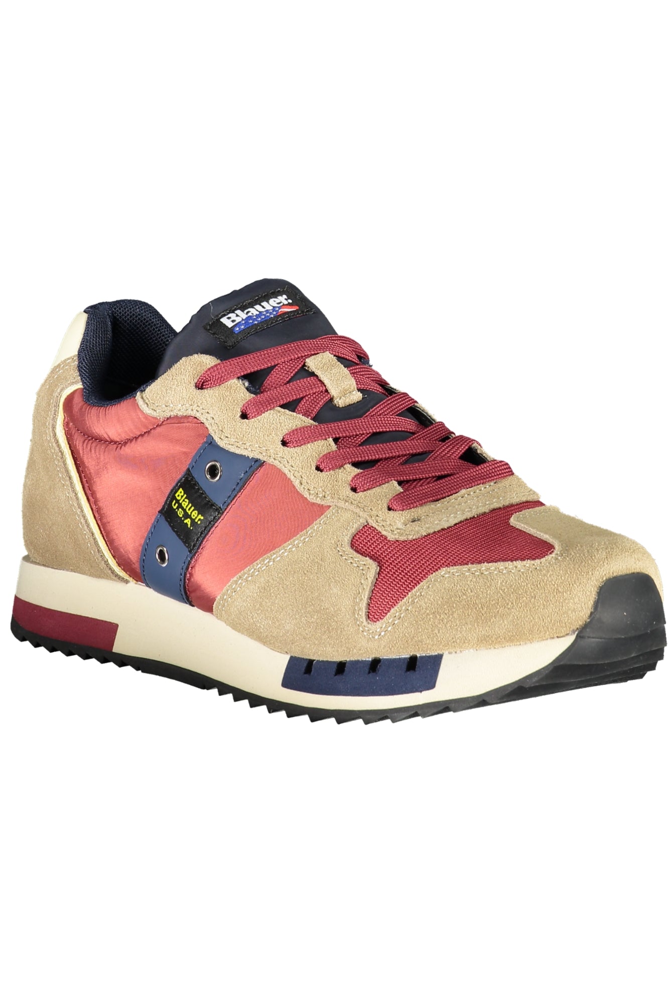 Beige men's sports shoes