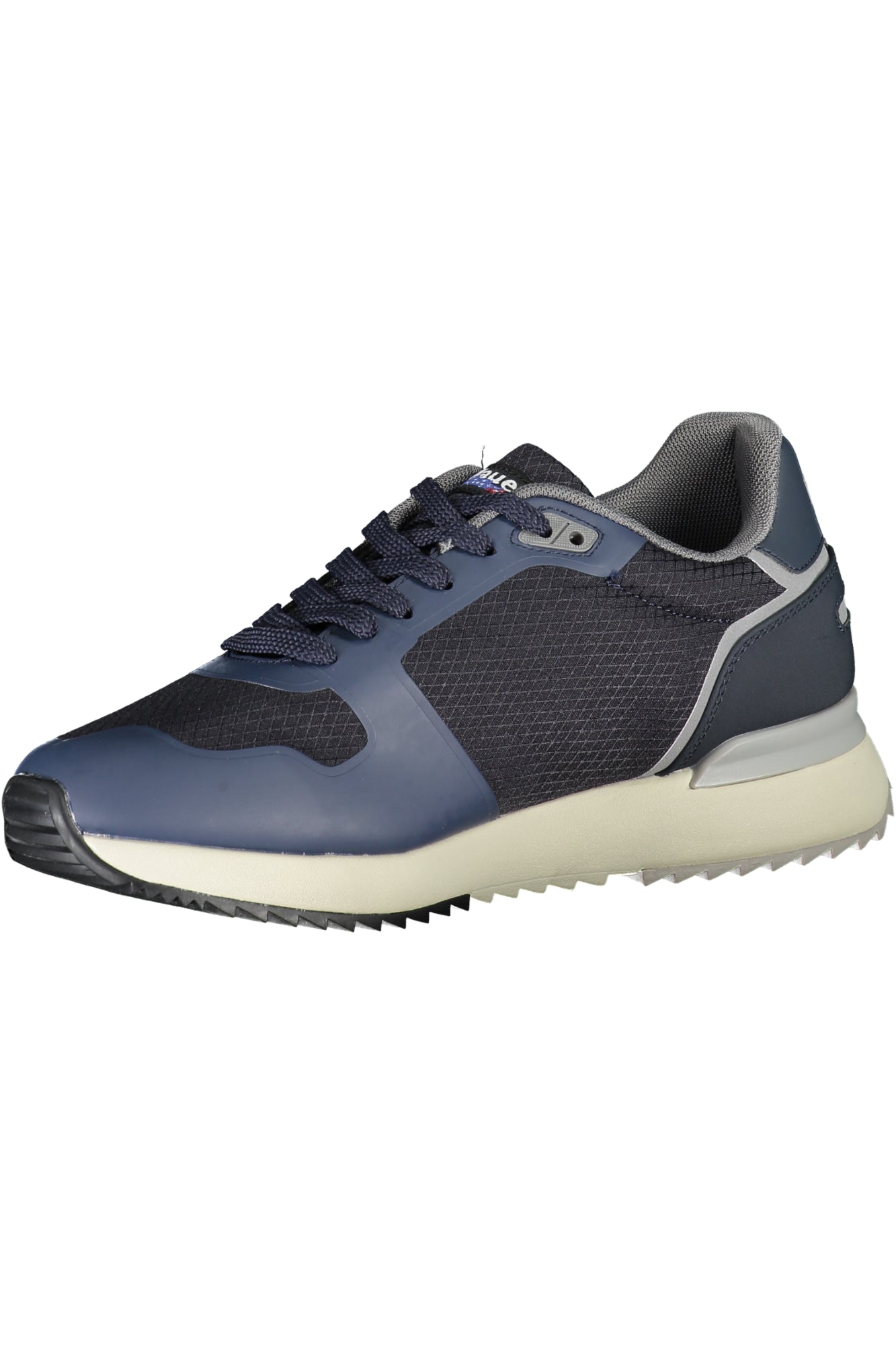 Blue men's sports shoes