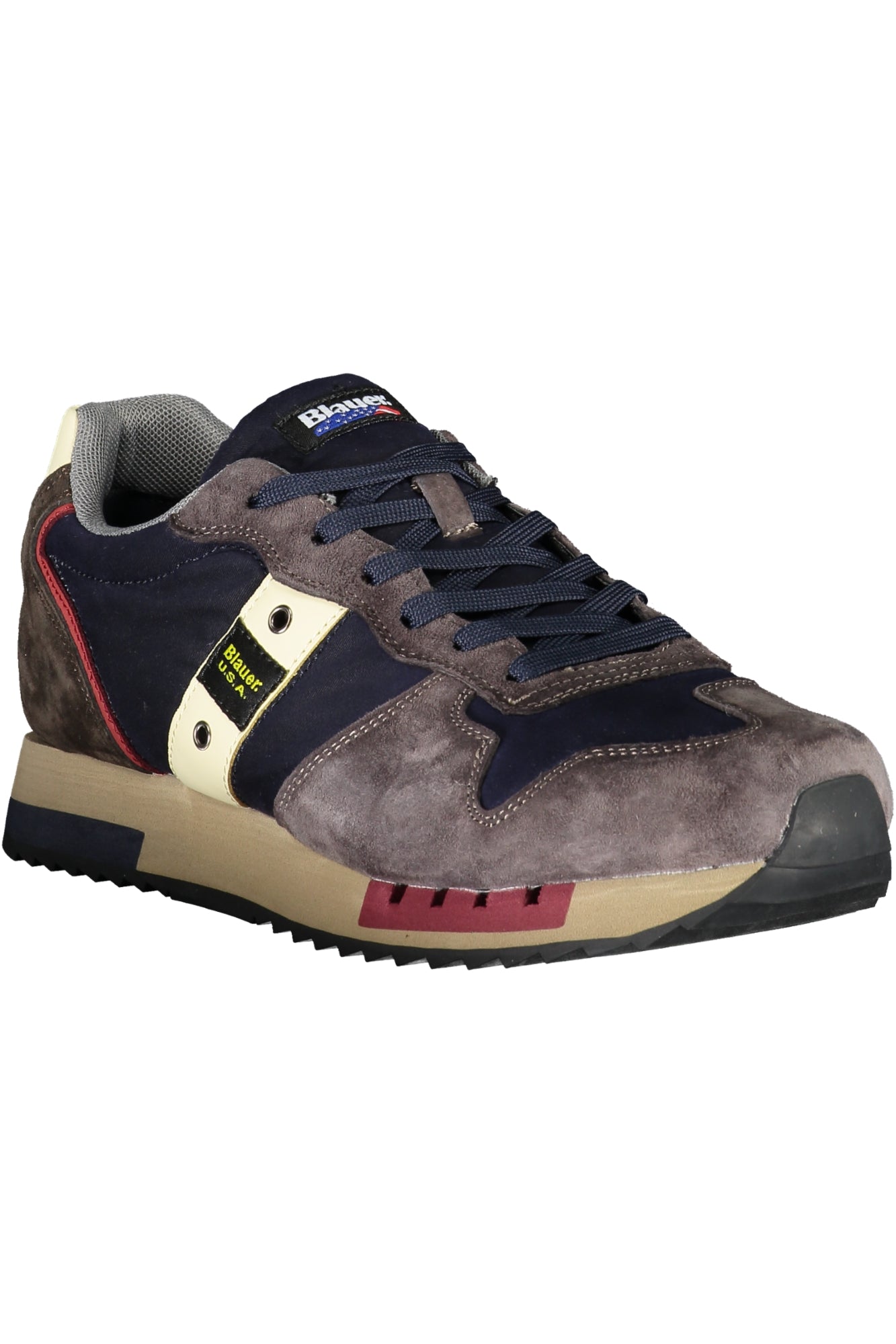 Blue men's sports shoes