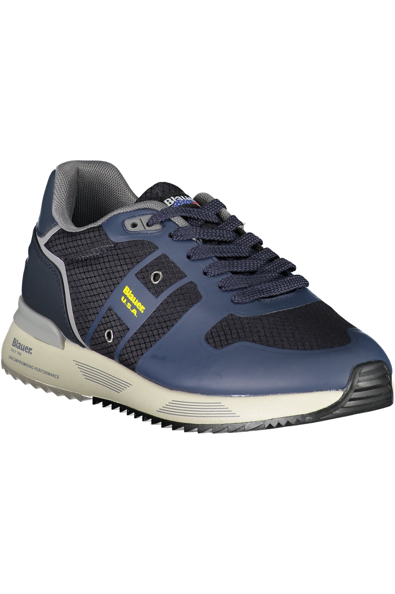 Blue men's sports shoes