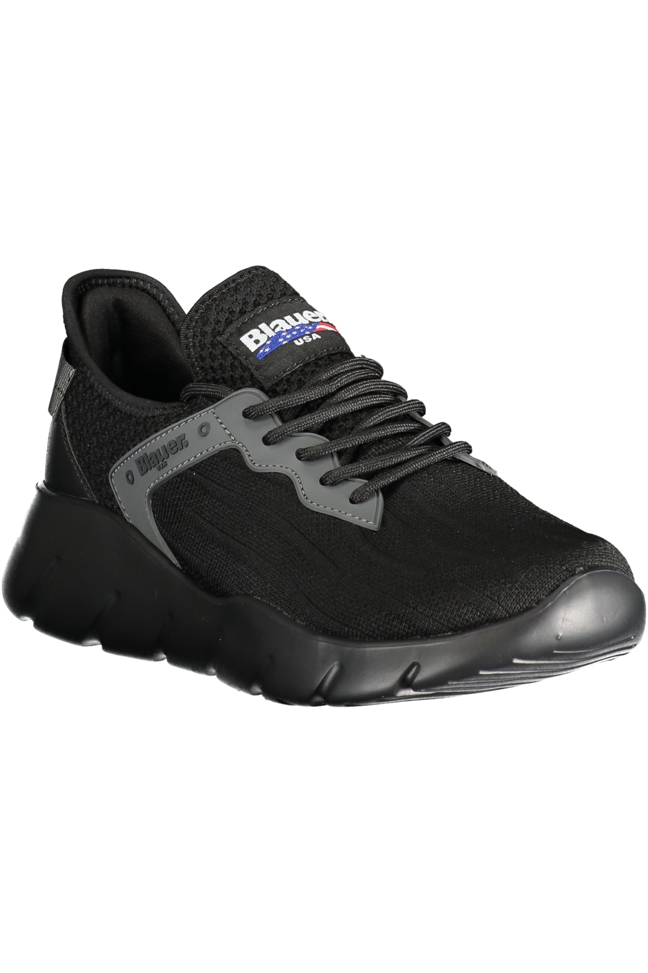Black men's sports shoes